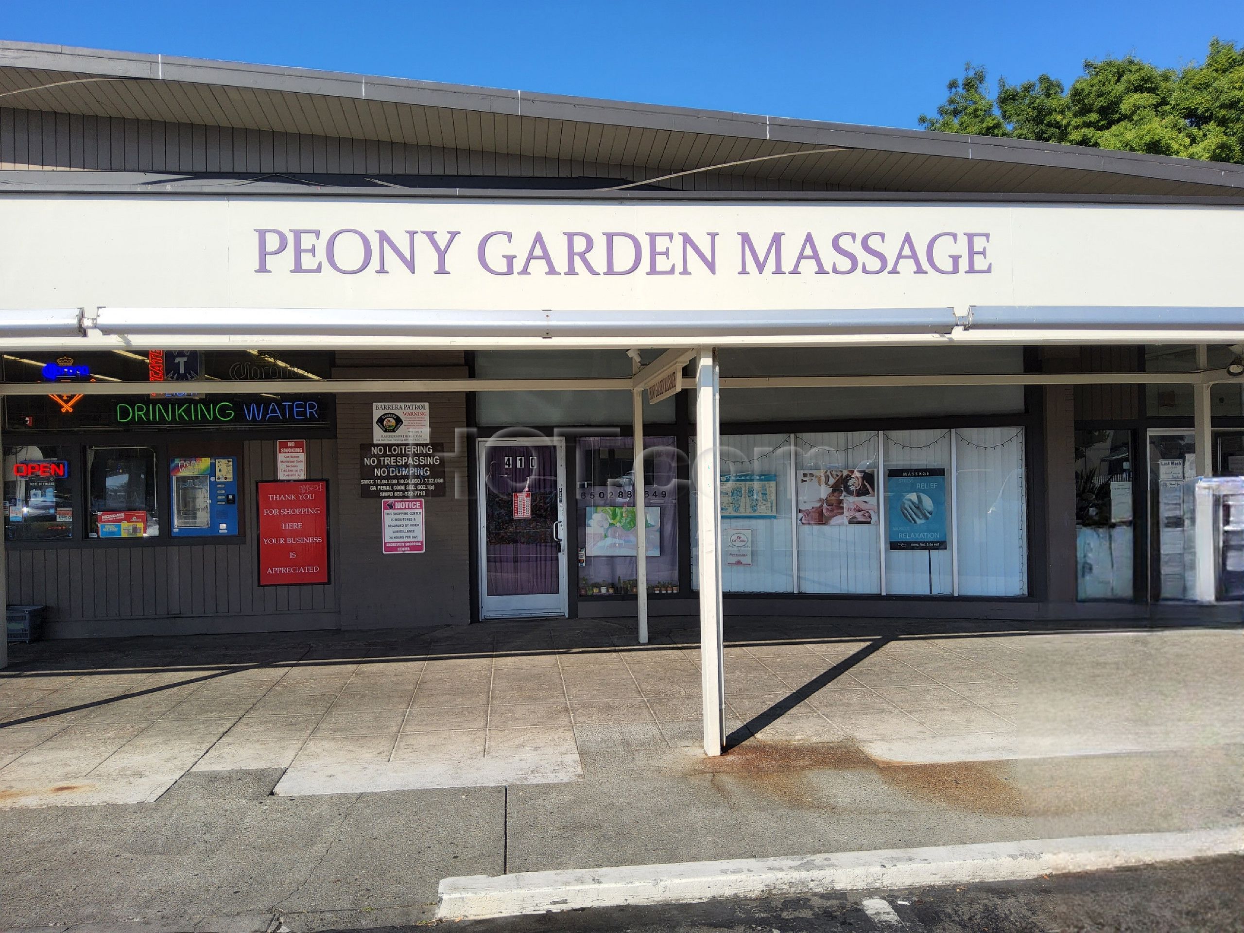 San Mateo, California Peony Garden Massage