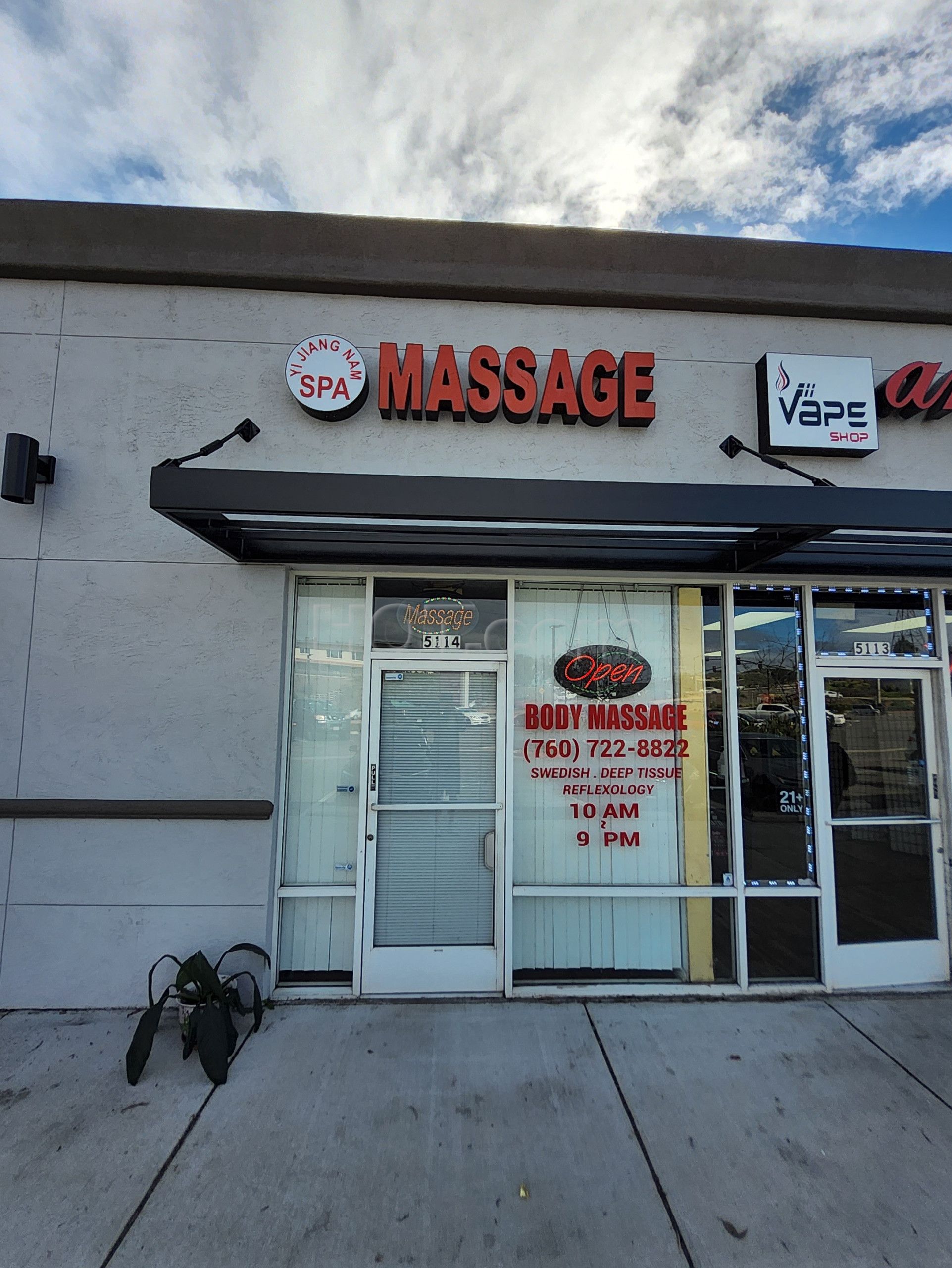 Oceanside, California Yijiangnan Massage Spa