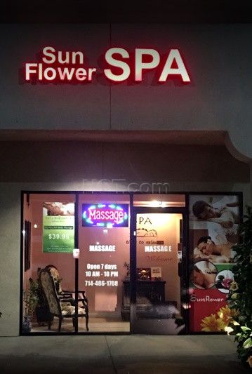 Tustin, California Sunflower Spa