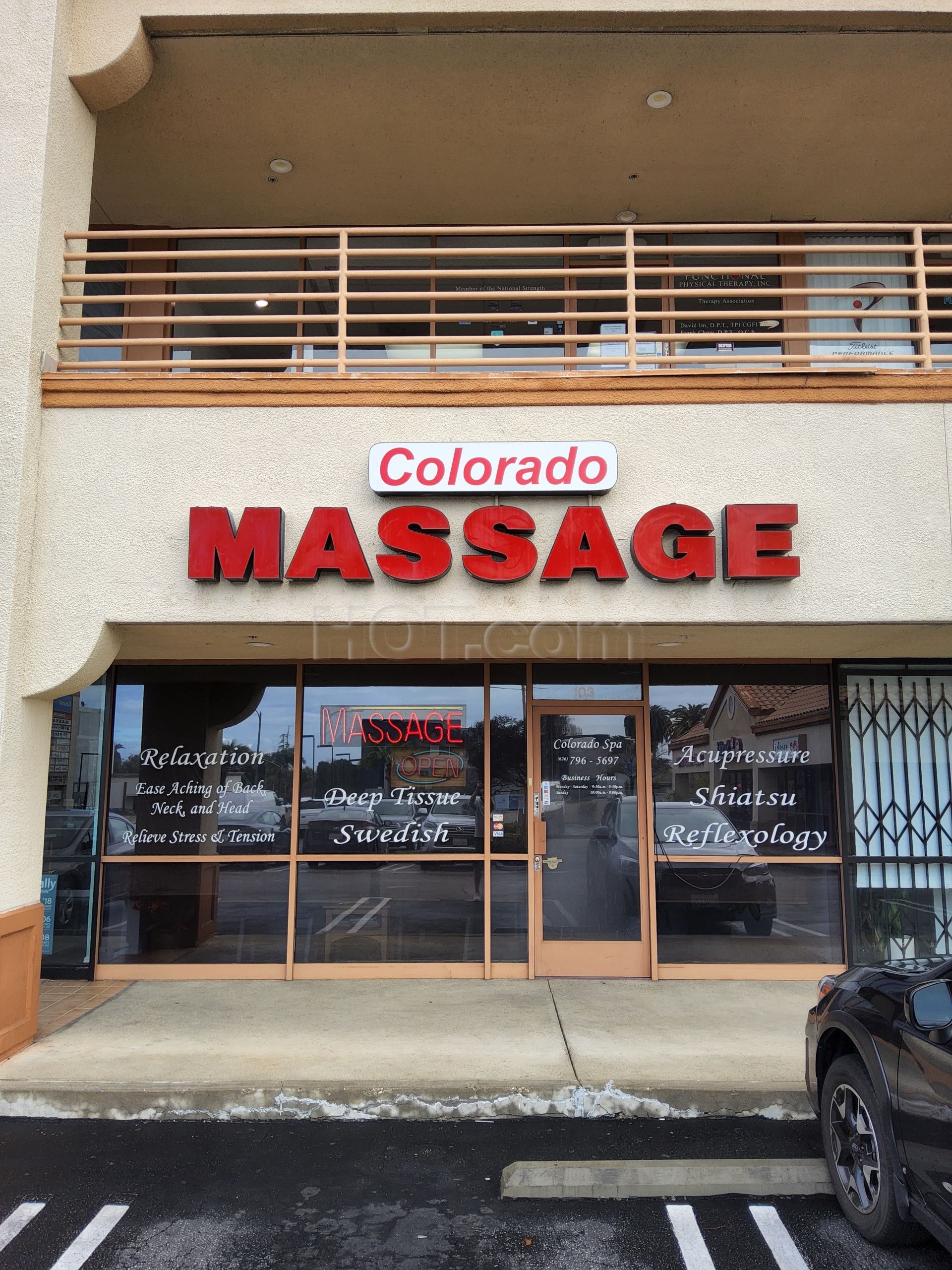 Pasadena, California Colorado Massage