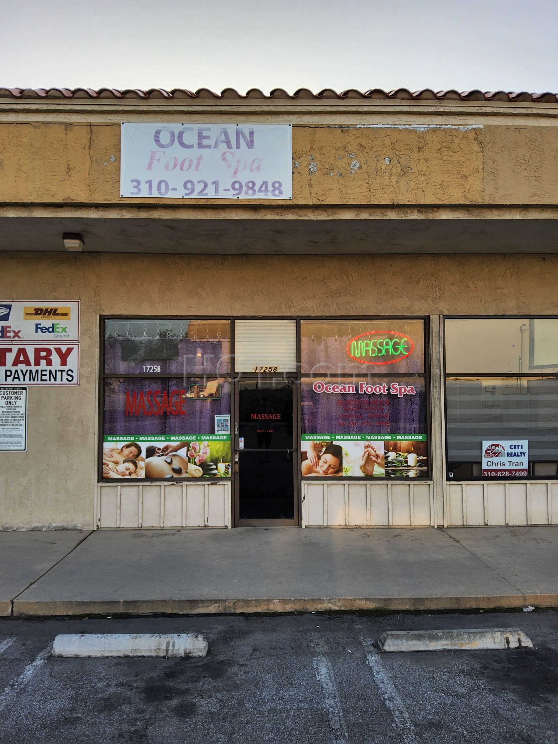 Torrance, California Ocean Foot Spa