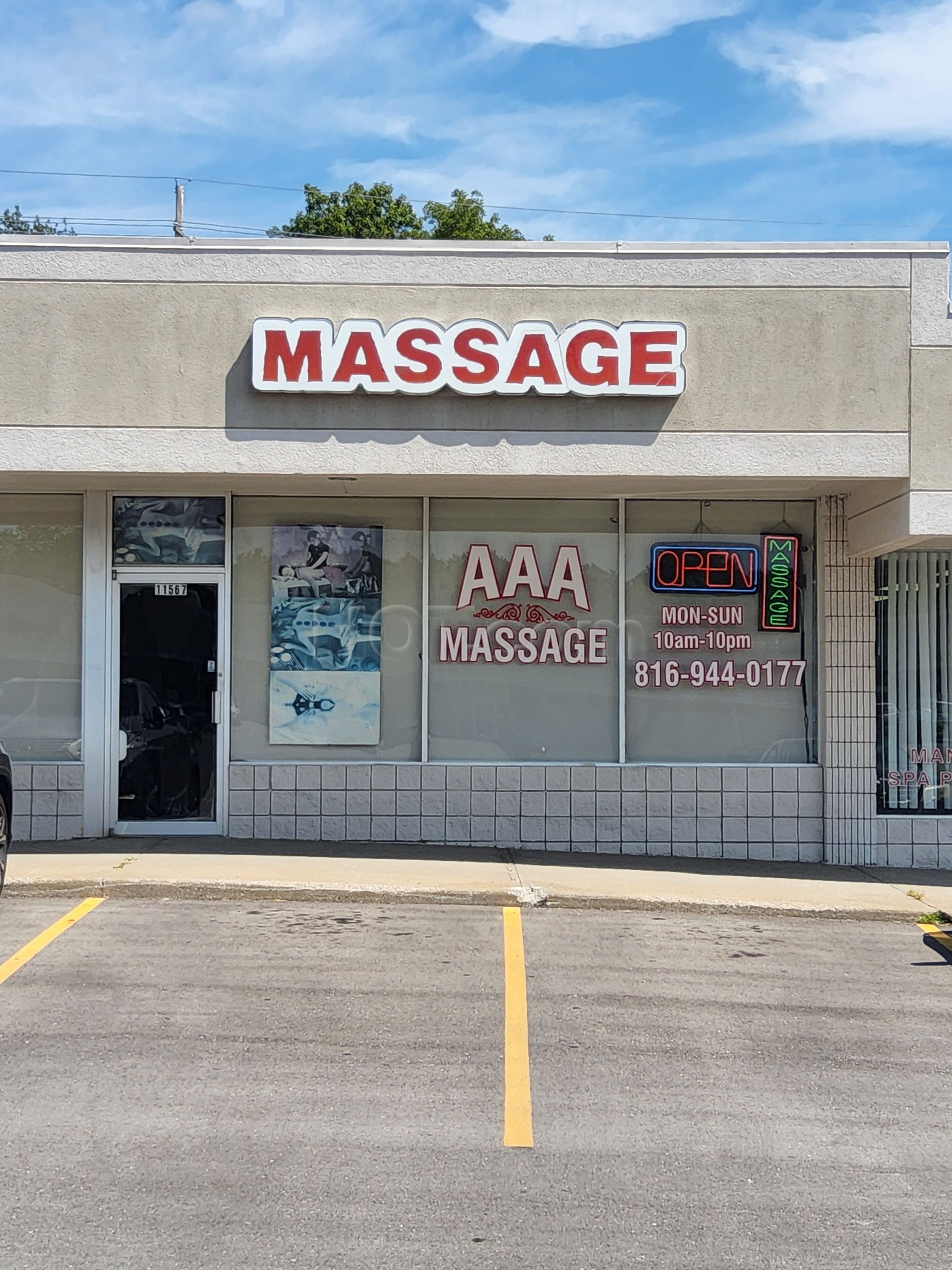 Raytown, Missouri AAA Massage