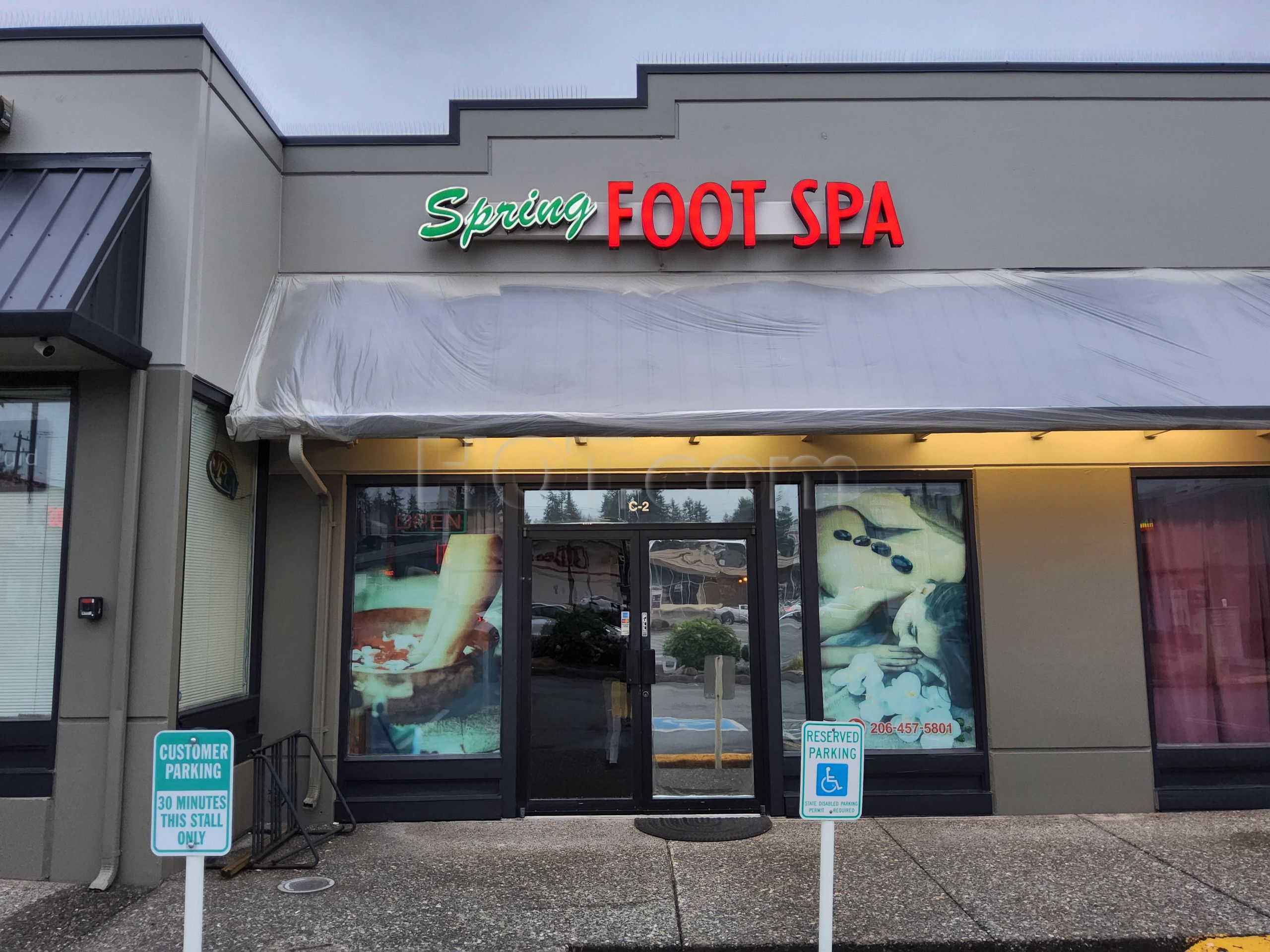 Seattle, Washington Spring Foot Spa