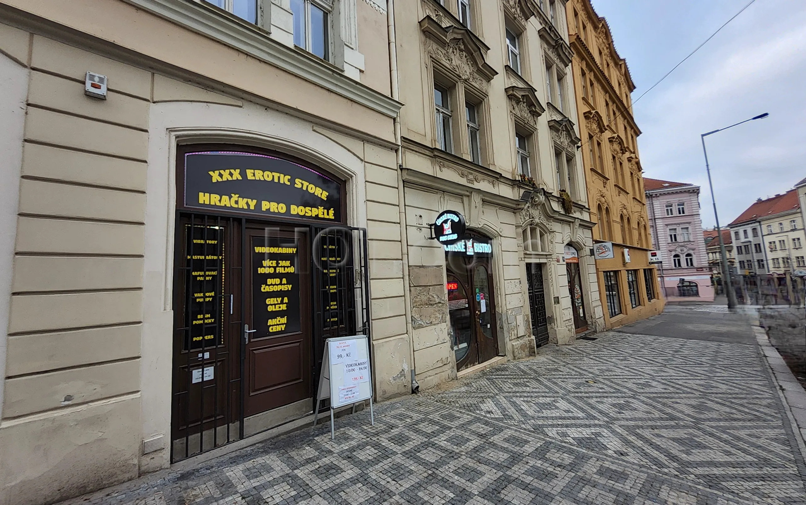 Prague, Czech Republic Erotic Store XXX