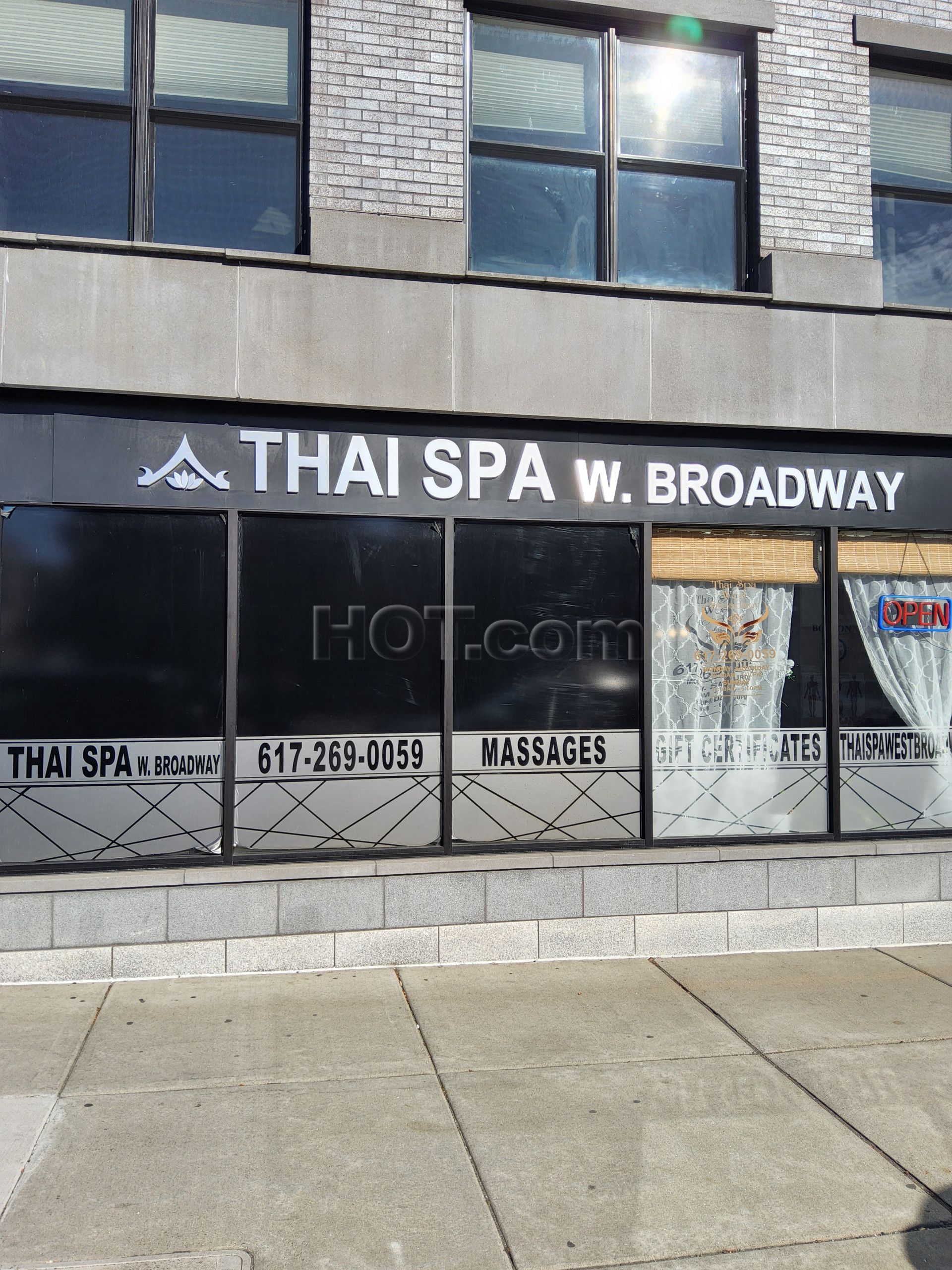 Boston, Massachusetts Thai Spa West Broadway