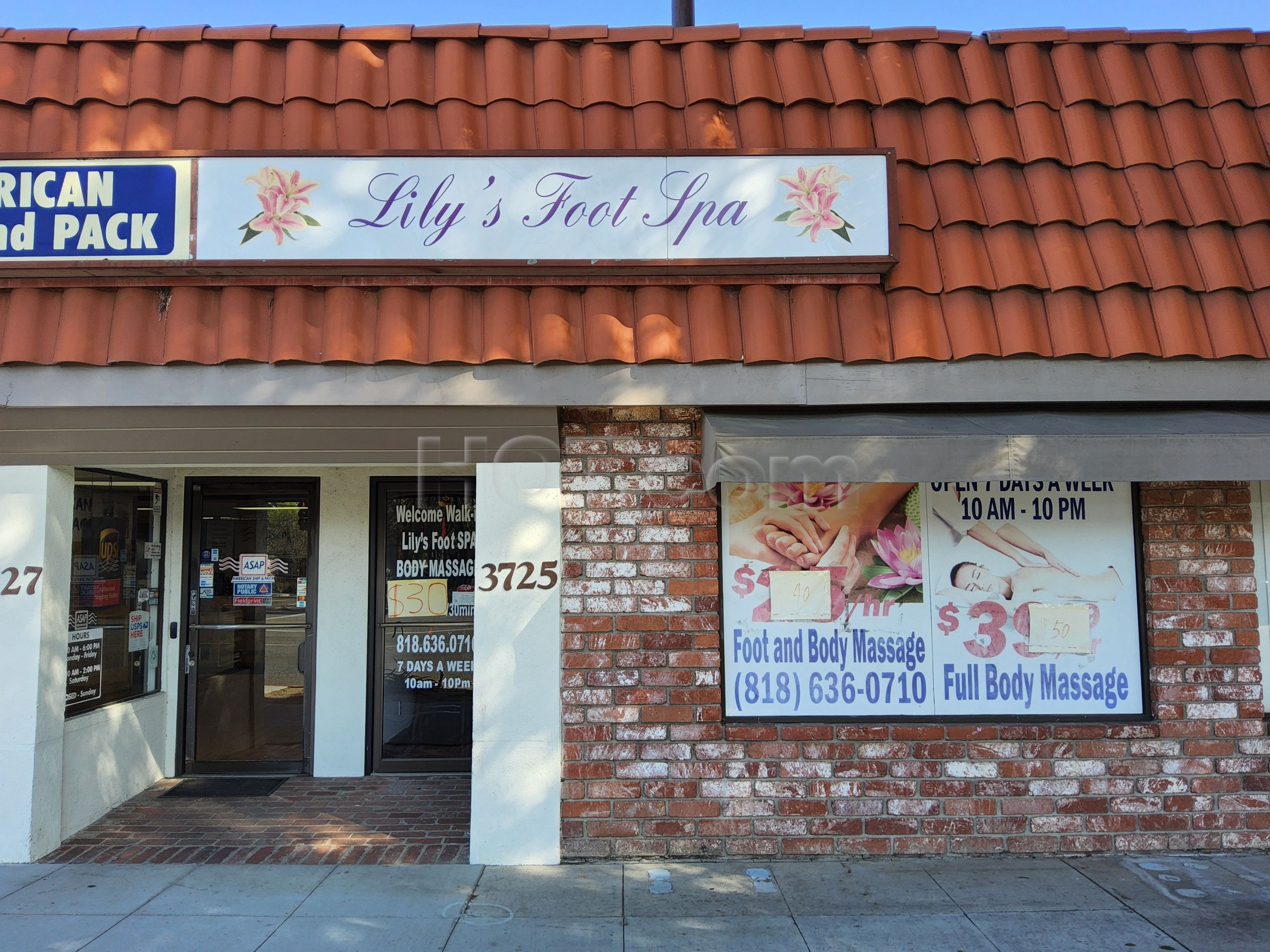 Burbank, California Lily's Foot Spa