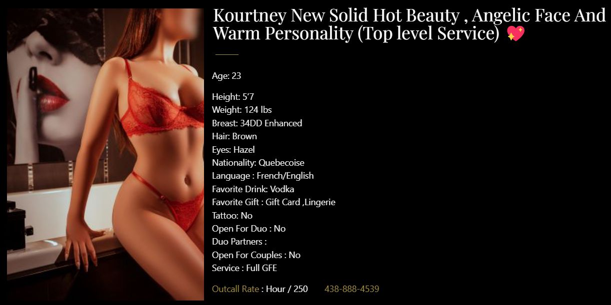 Escorts Montreal, Quebec TUESDAY at LUXURY⭐KATIA⭐EVE⭐KOURTNEY⭐*7* EXCLUSIVE LOVELY MODELS ⭐ MOST LUXURIOUS OUTCALL AGENCY IN MTL FOR YOU GENTS !!! ⭐CONTACT ROX :