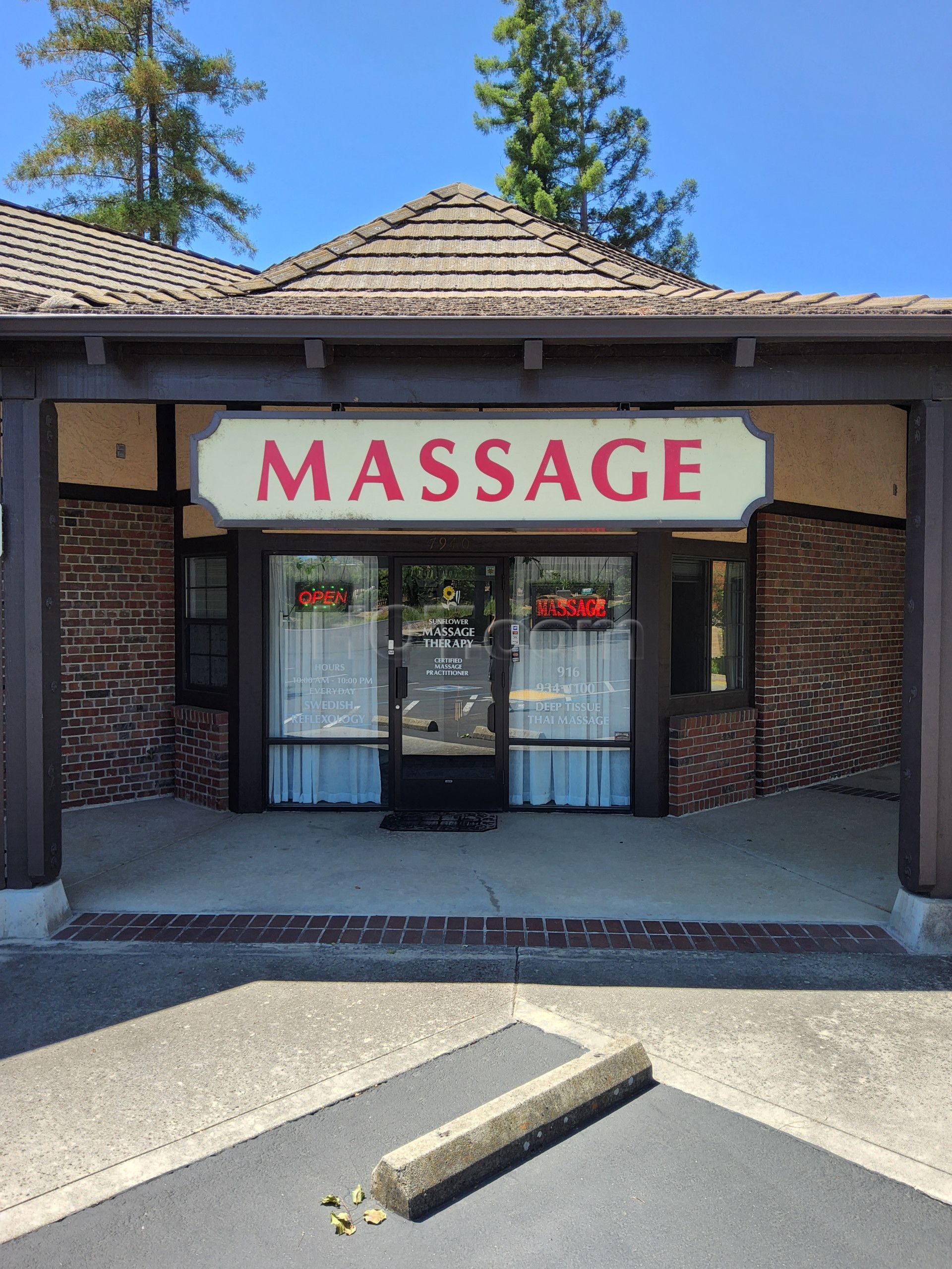 Granite Bay, California Sunflower Massage