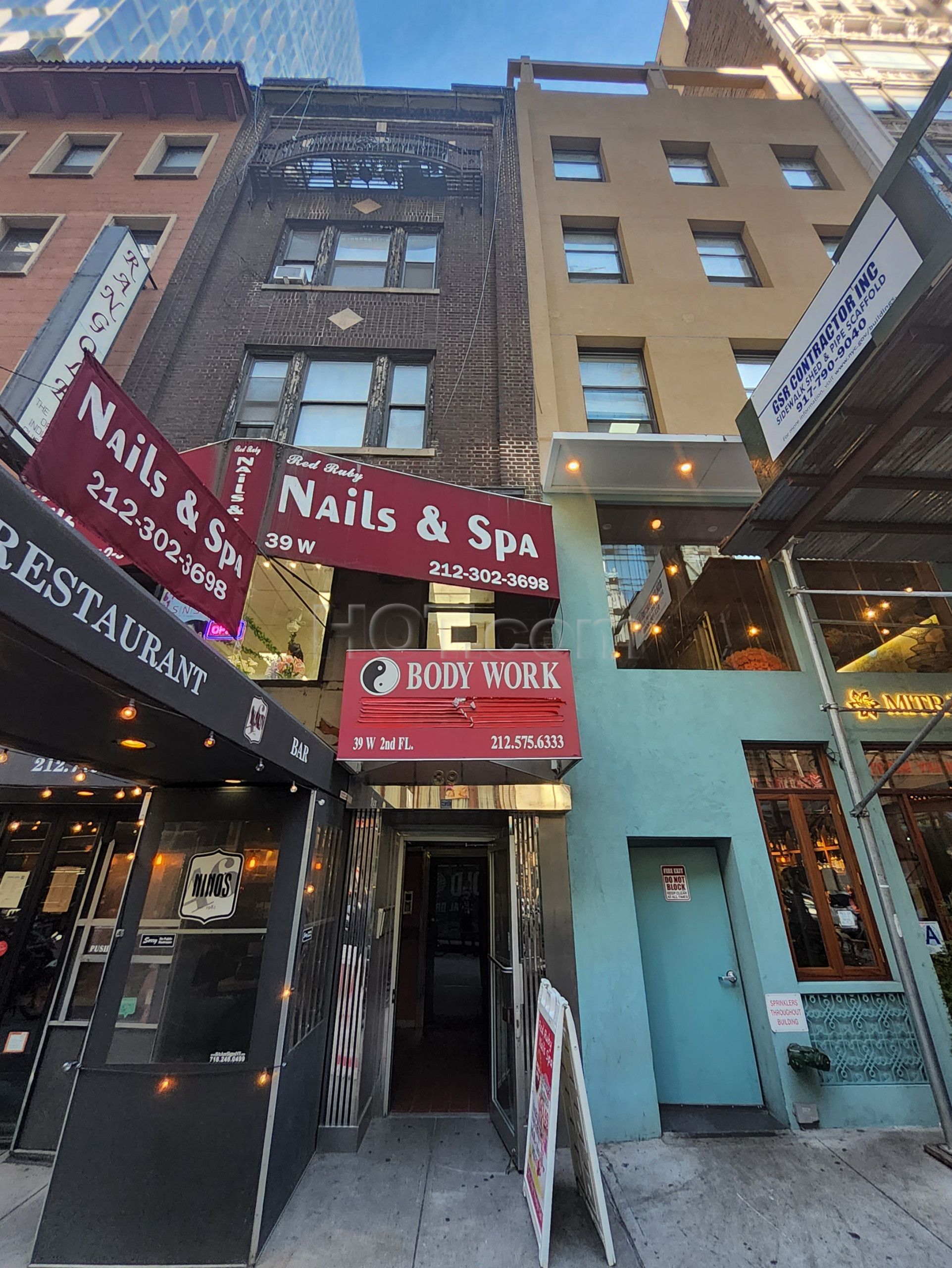 New York City, New York Red Ruby Nails and Spa