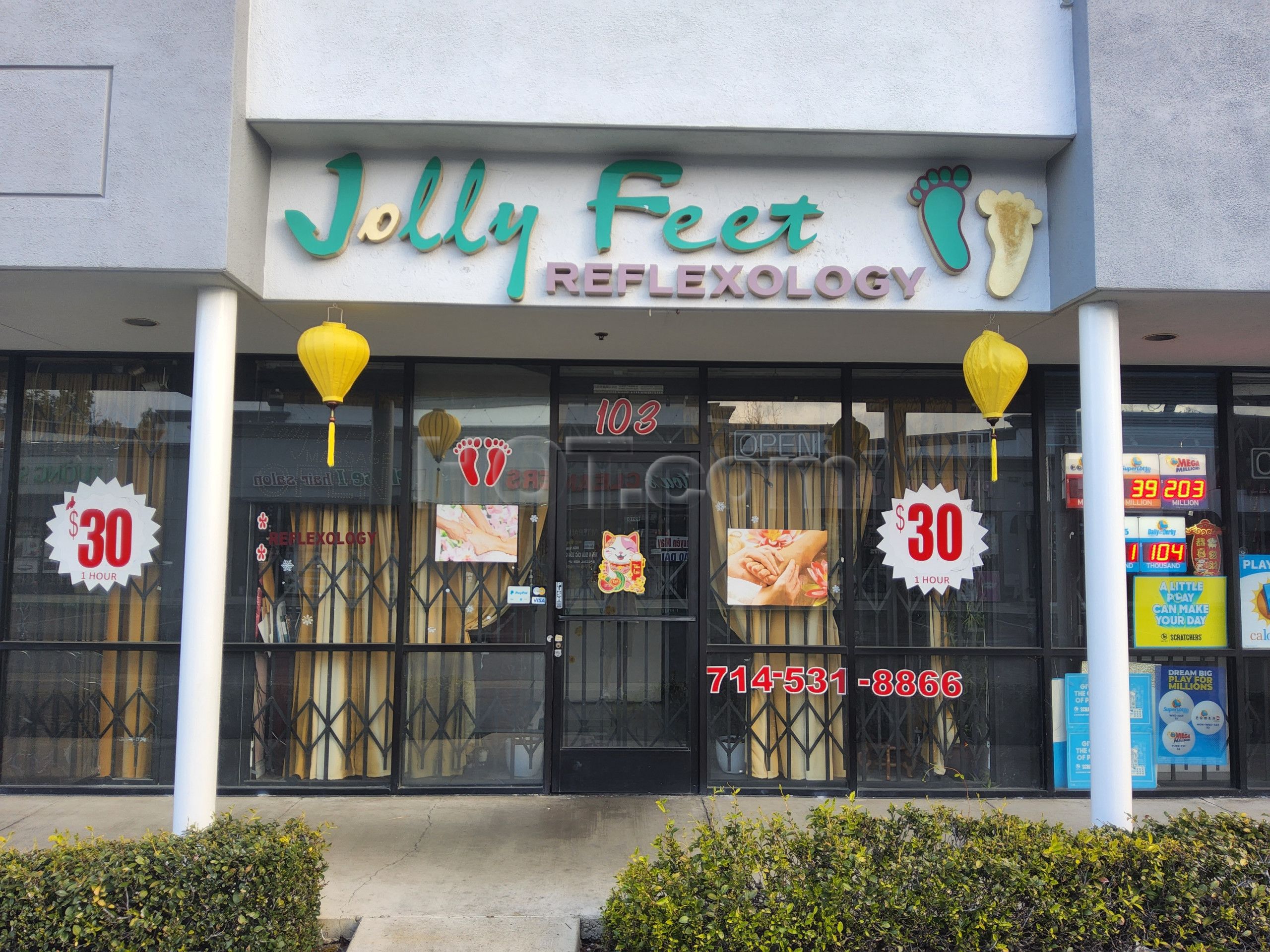 Westminster, California Jolly Feet Massage Spa