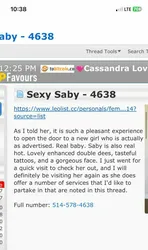 Escorts Niagara Falls, Ontario SEXY SABY