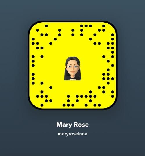 My Snapchat : maryroseinna