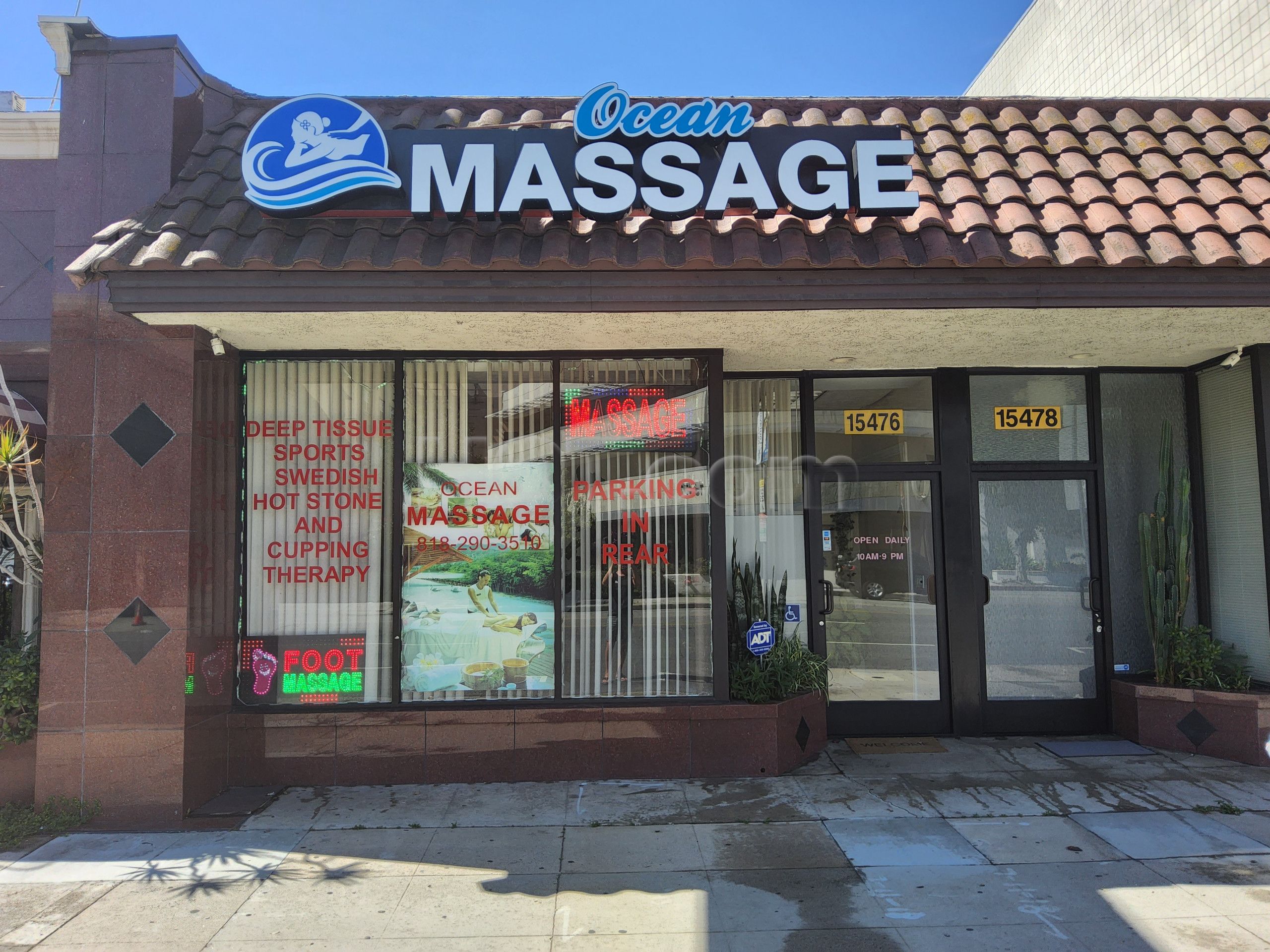 Sherman Oaks, California Ocean Massage