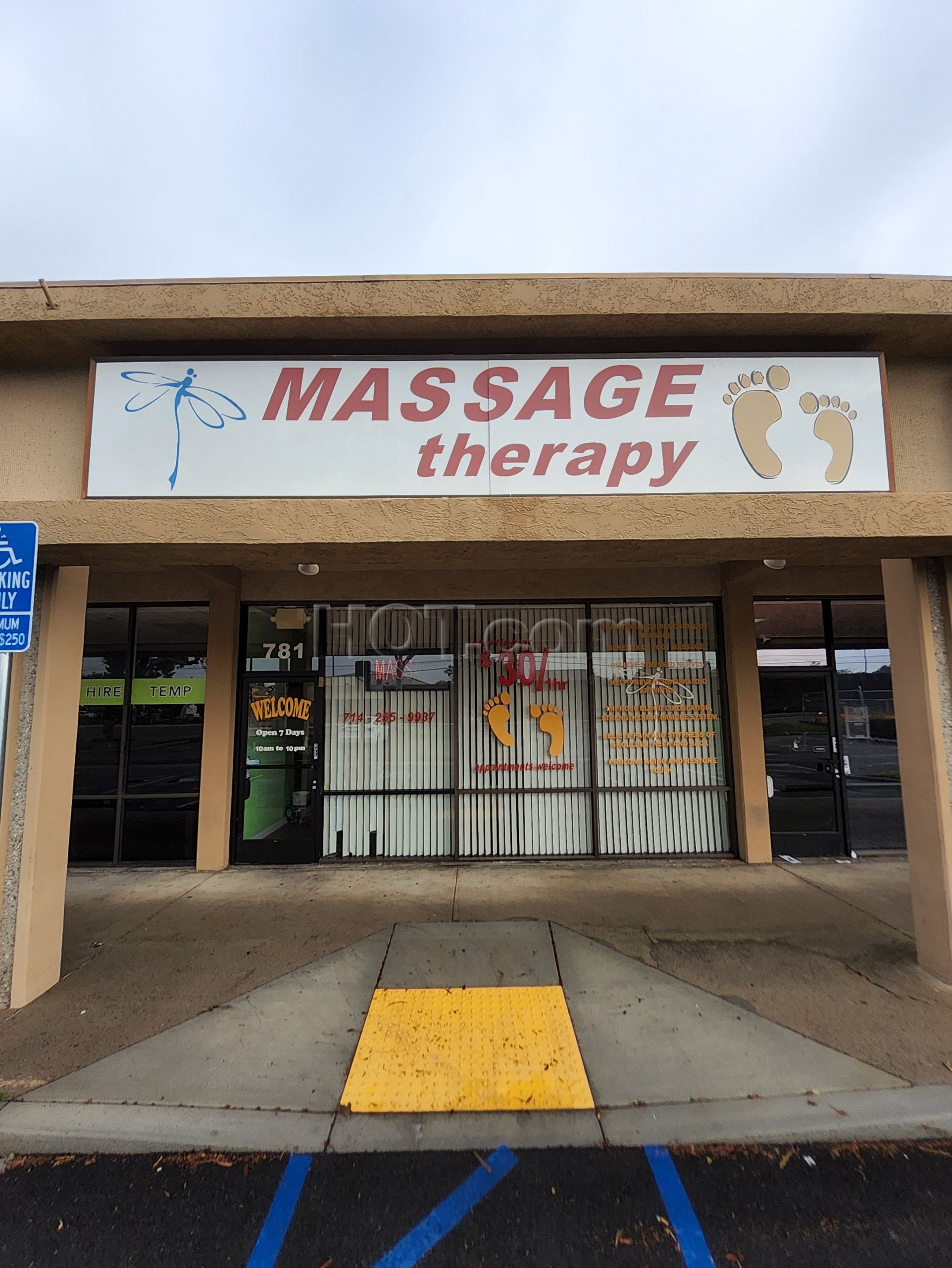 Brea, California Dragonfly Foot Massage