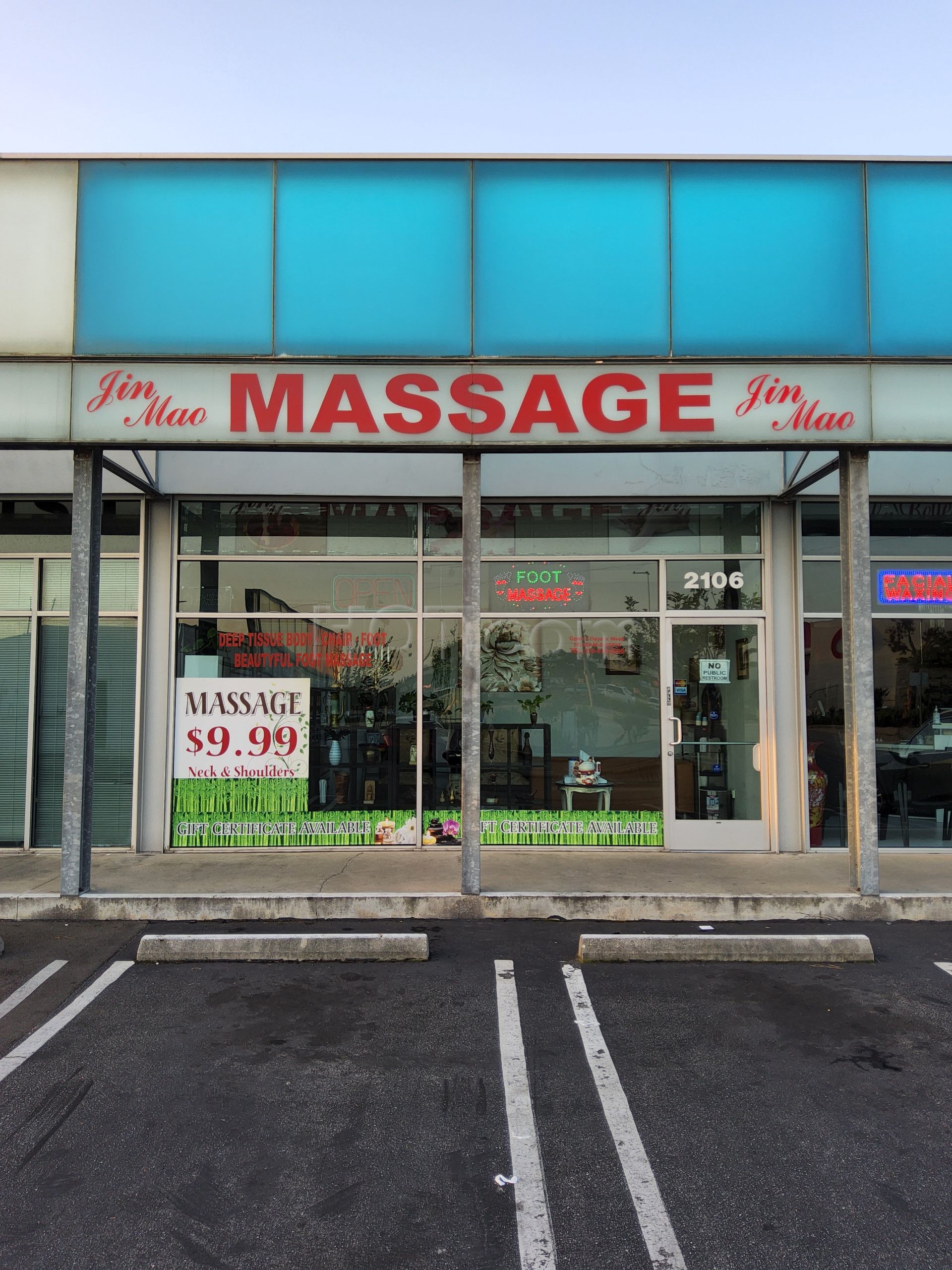 Torrance, California Jin Mao Massage