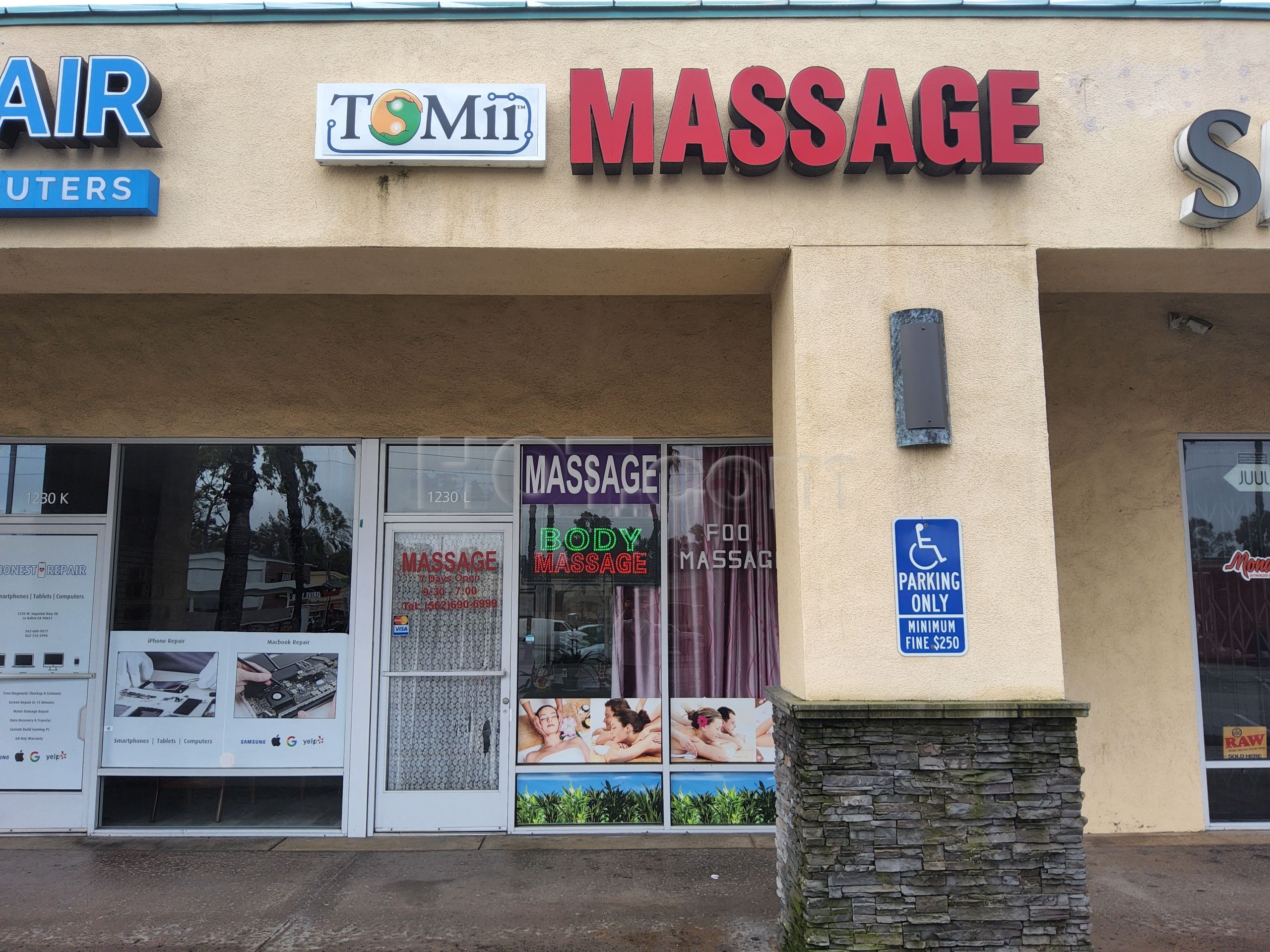 La Habra, California Tomii Massage