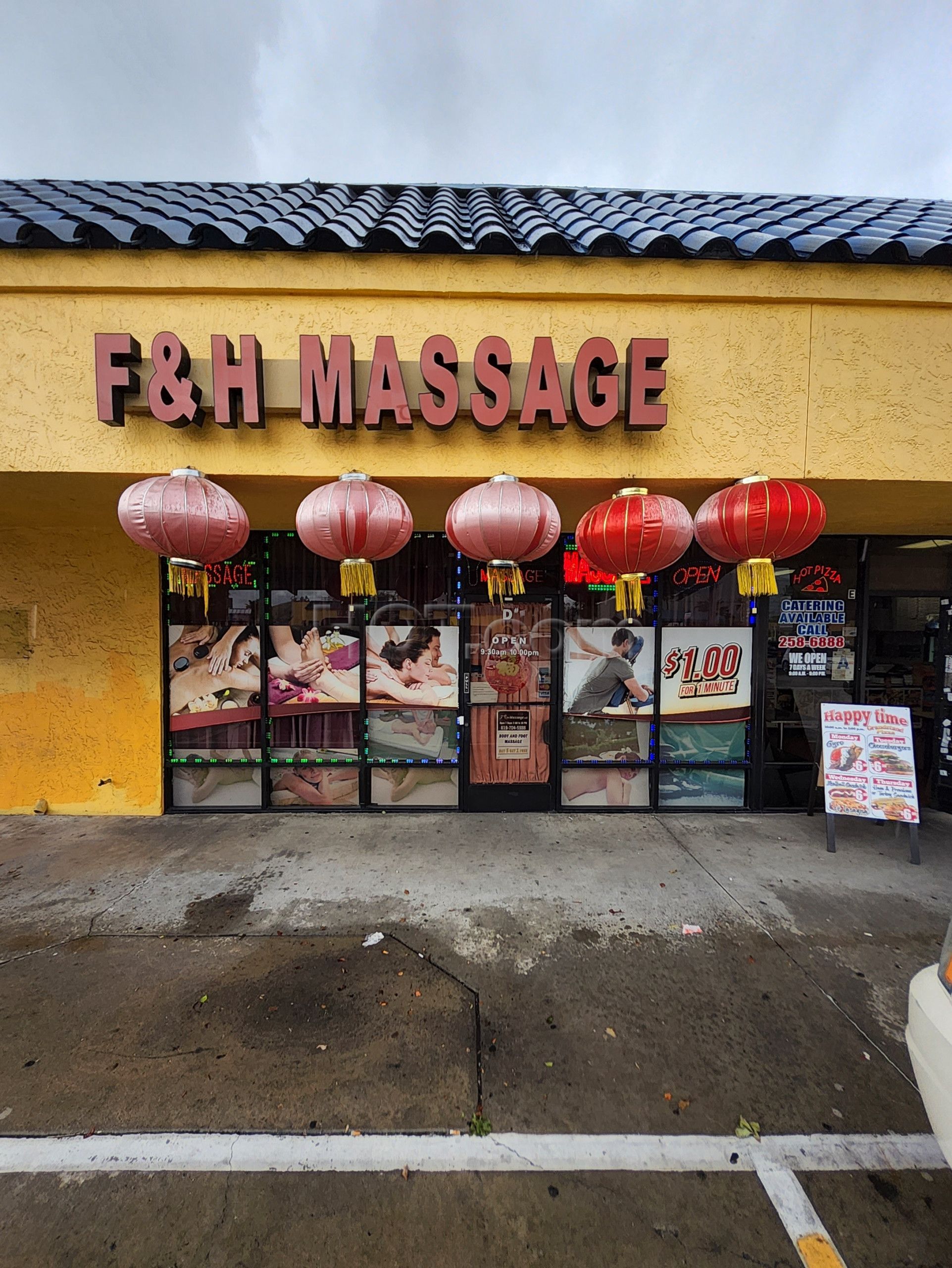 El Cajon, California F&H Massage