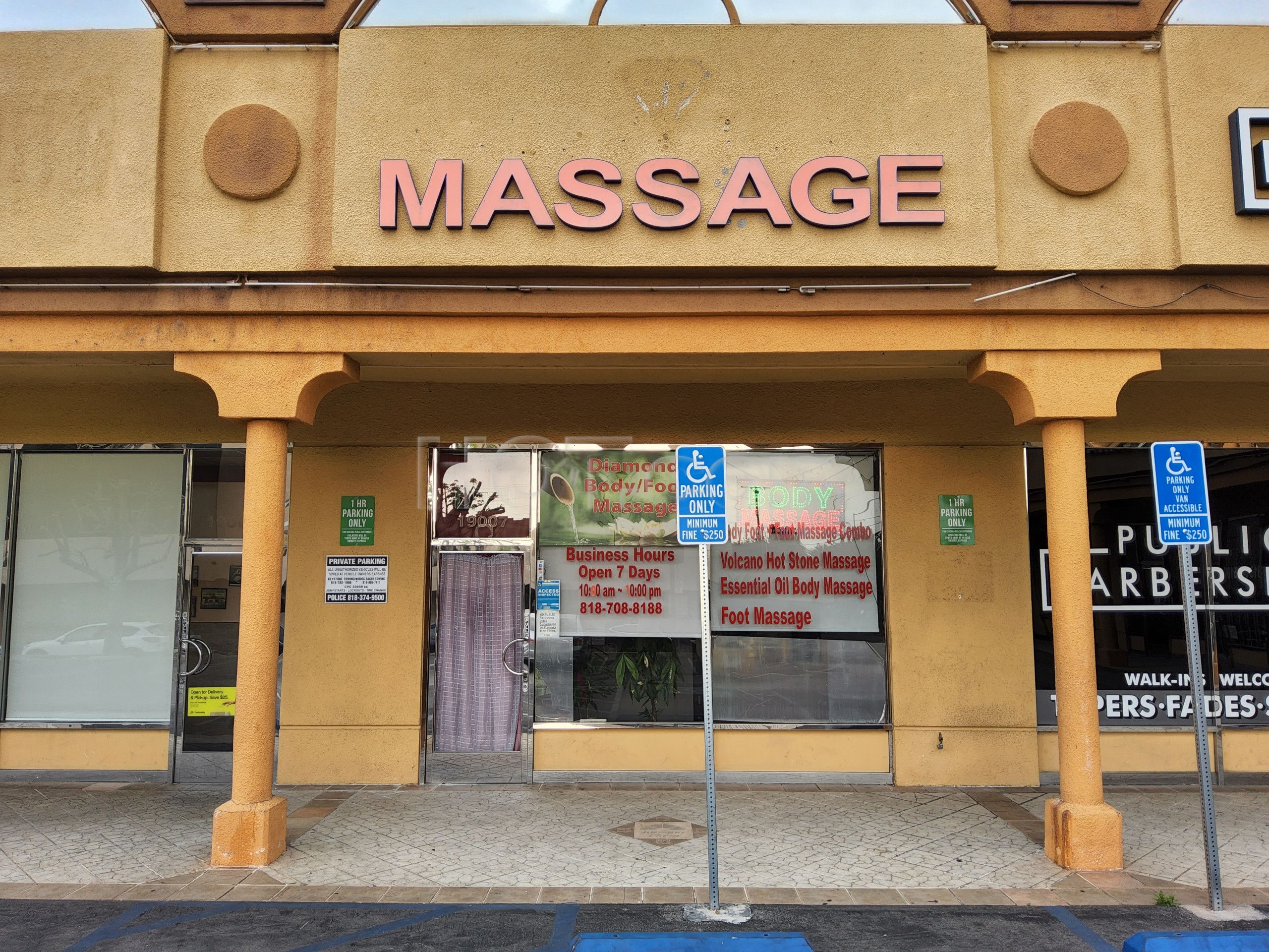 Los Angeles, California Diamond Body Foot Massage