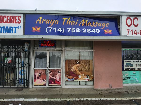 Massage Parlors Anaheim, California Araya Thai Massage