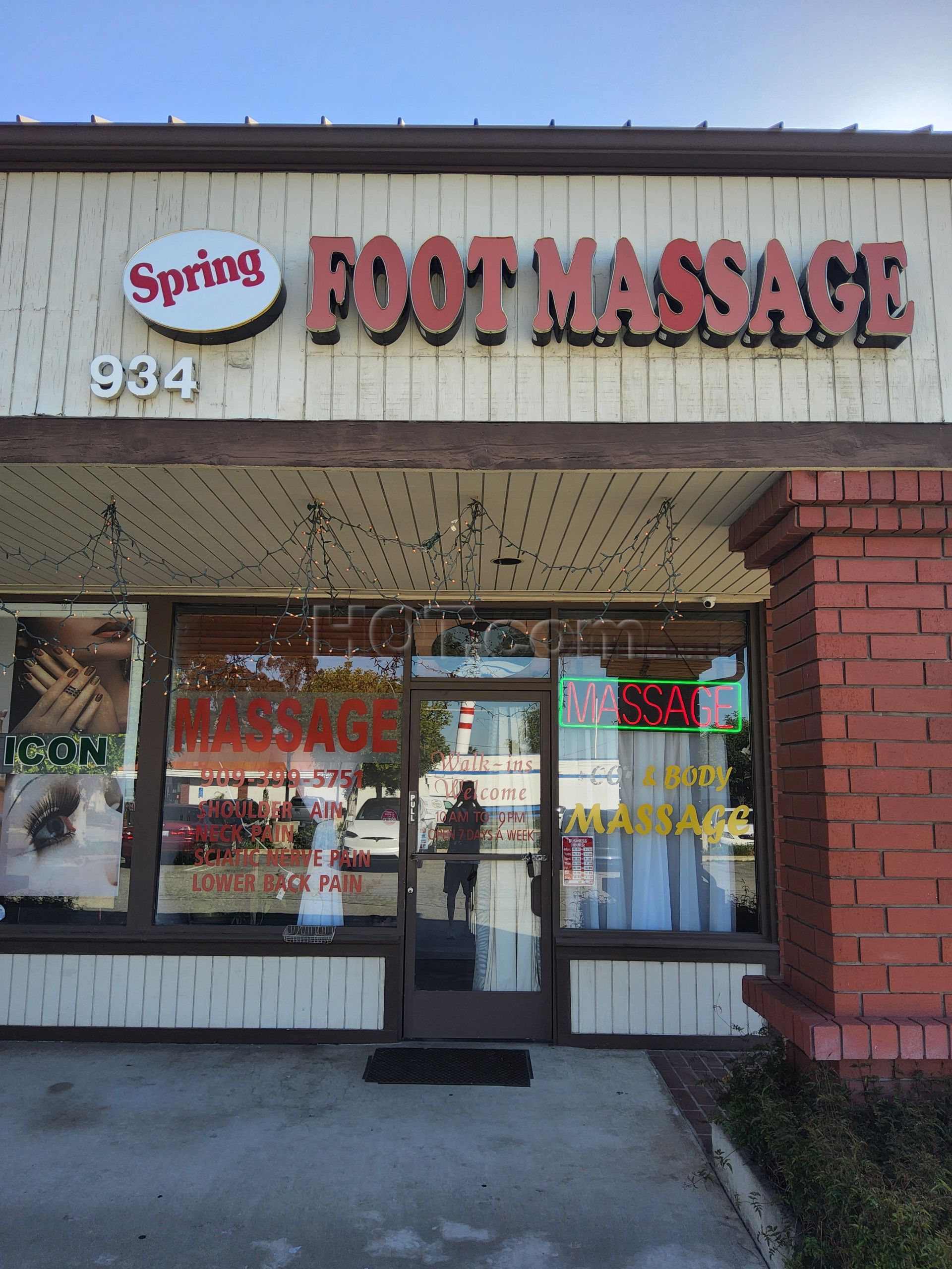 Claremont, California Spring Foot Massage