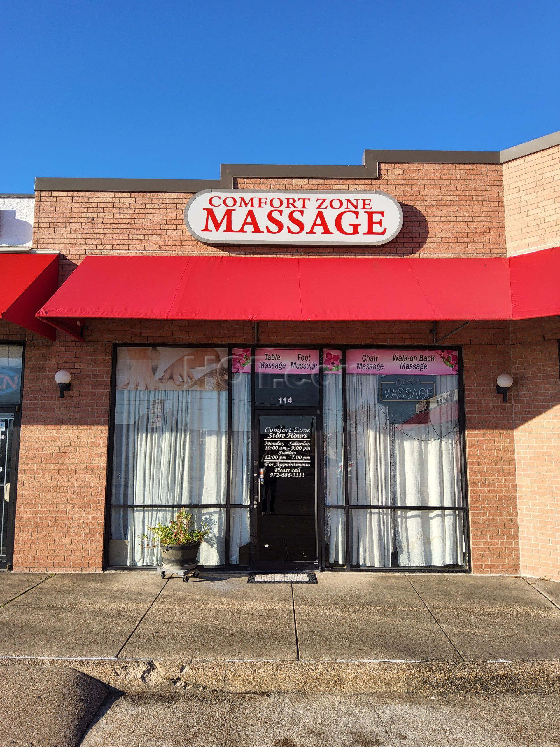 Mesquite, Texas Comfort Zone Massage