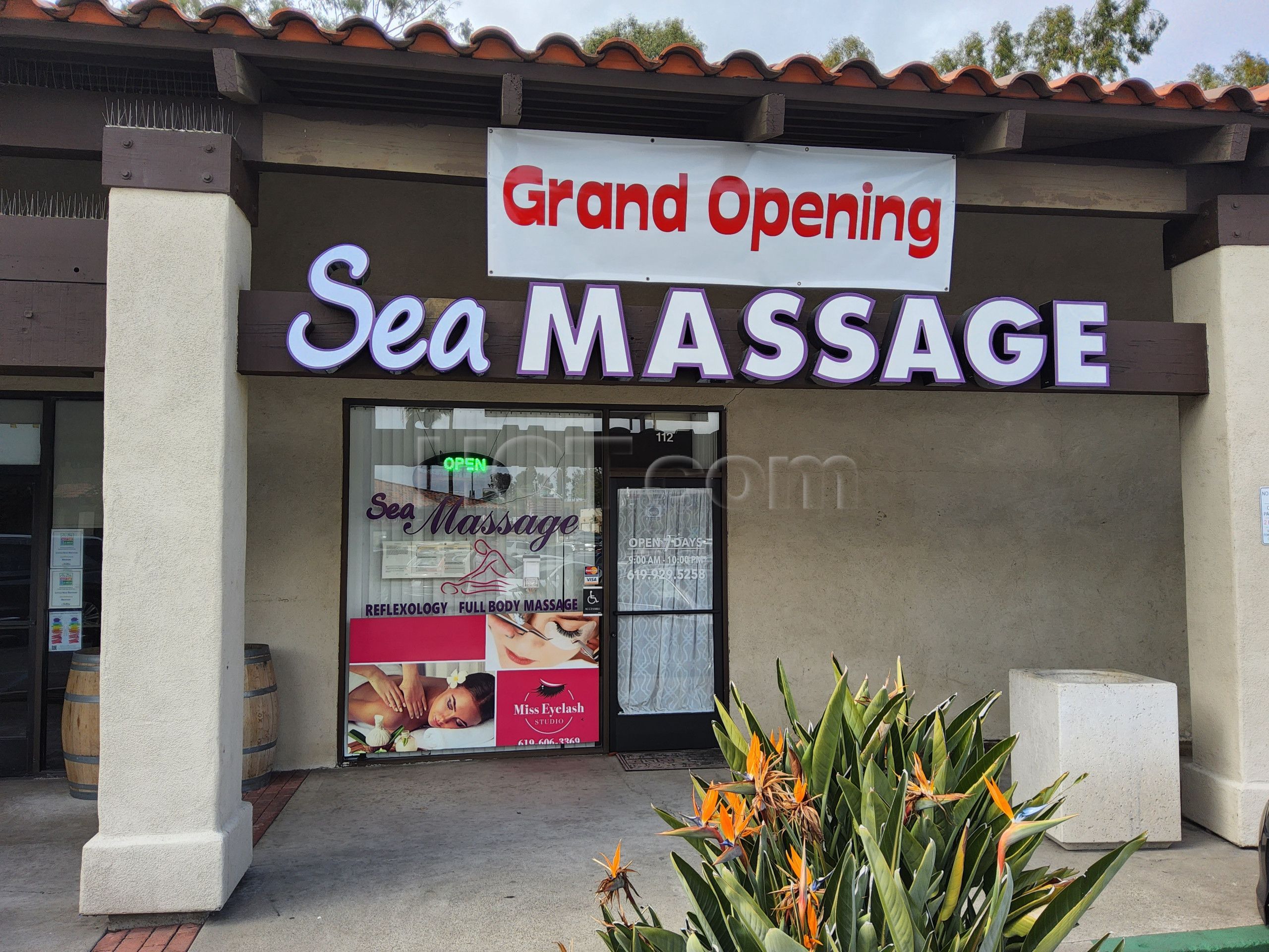 San Diego, California Sea Massage