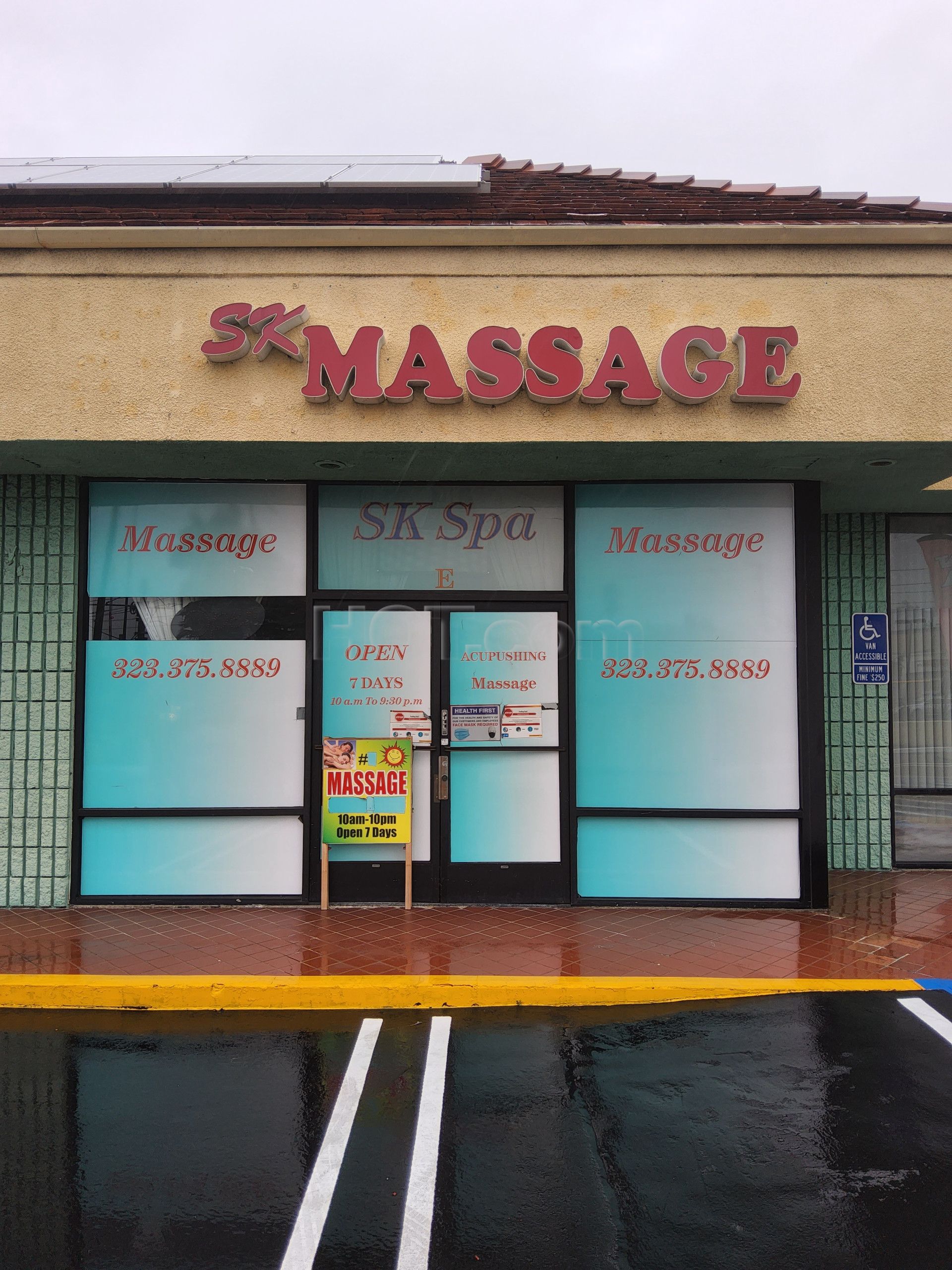 Los Angeles, California Sk Massage & Spa