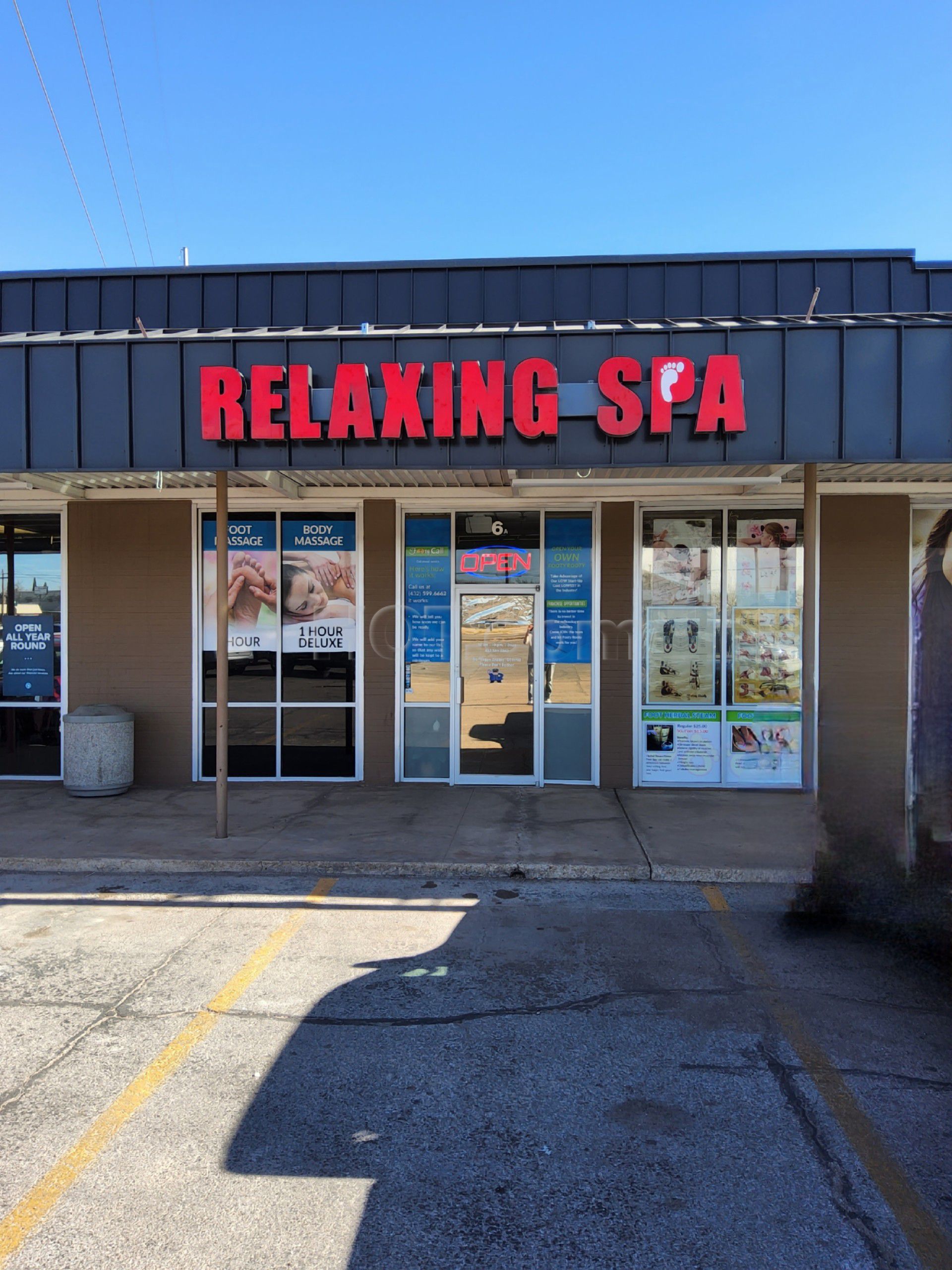 Midland, Texas Relaxing Foot Spa