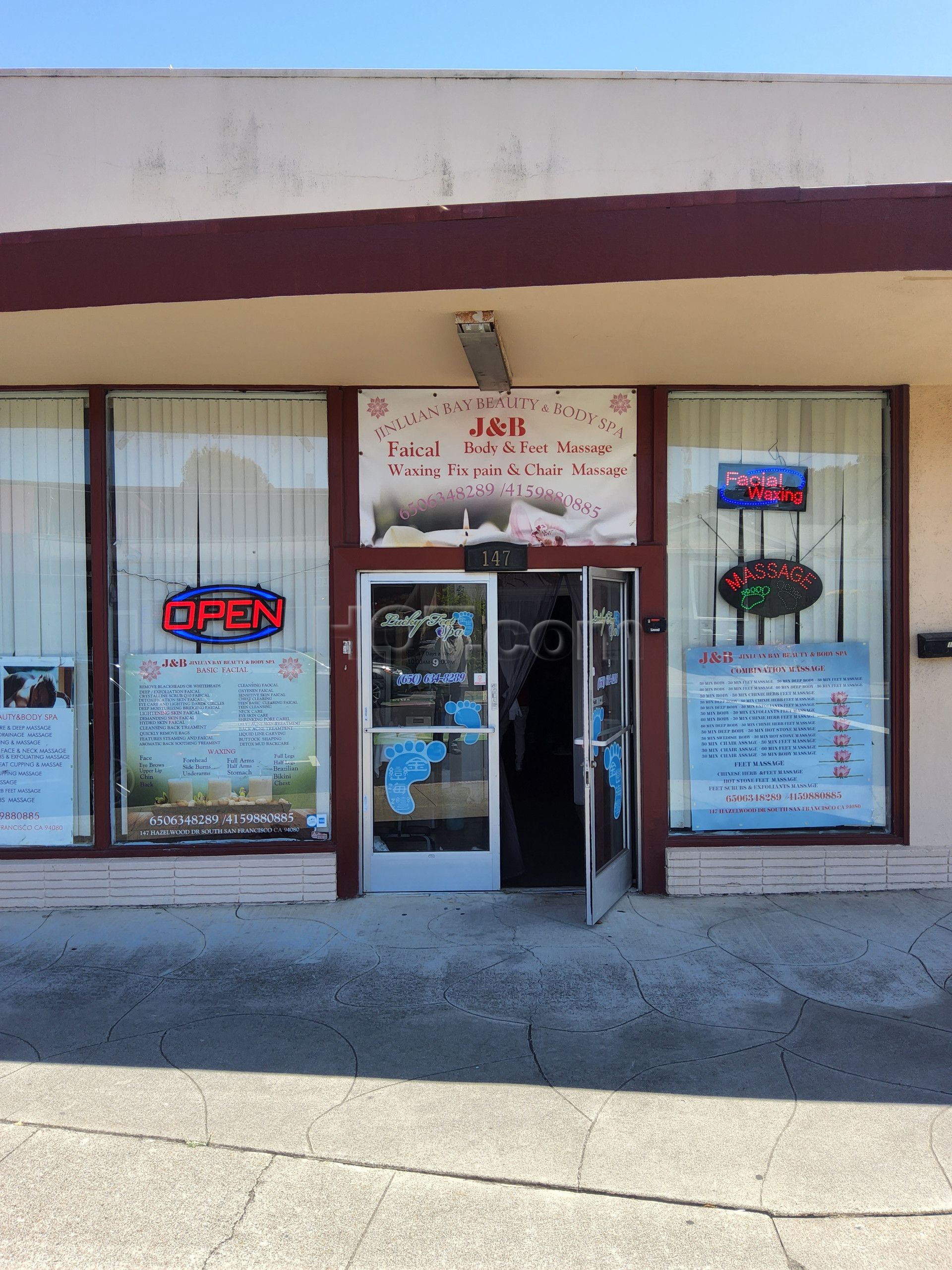 South San Francisco, California J&B Massage Spa