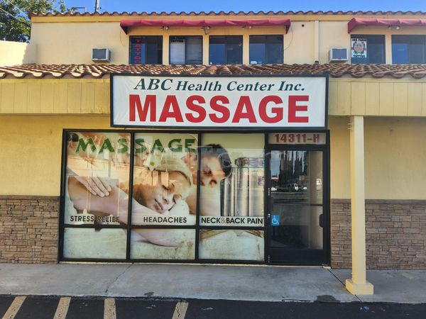 Massage Parlors Tustin, California Abc Health Center