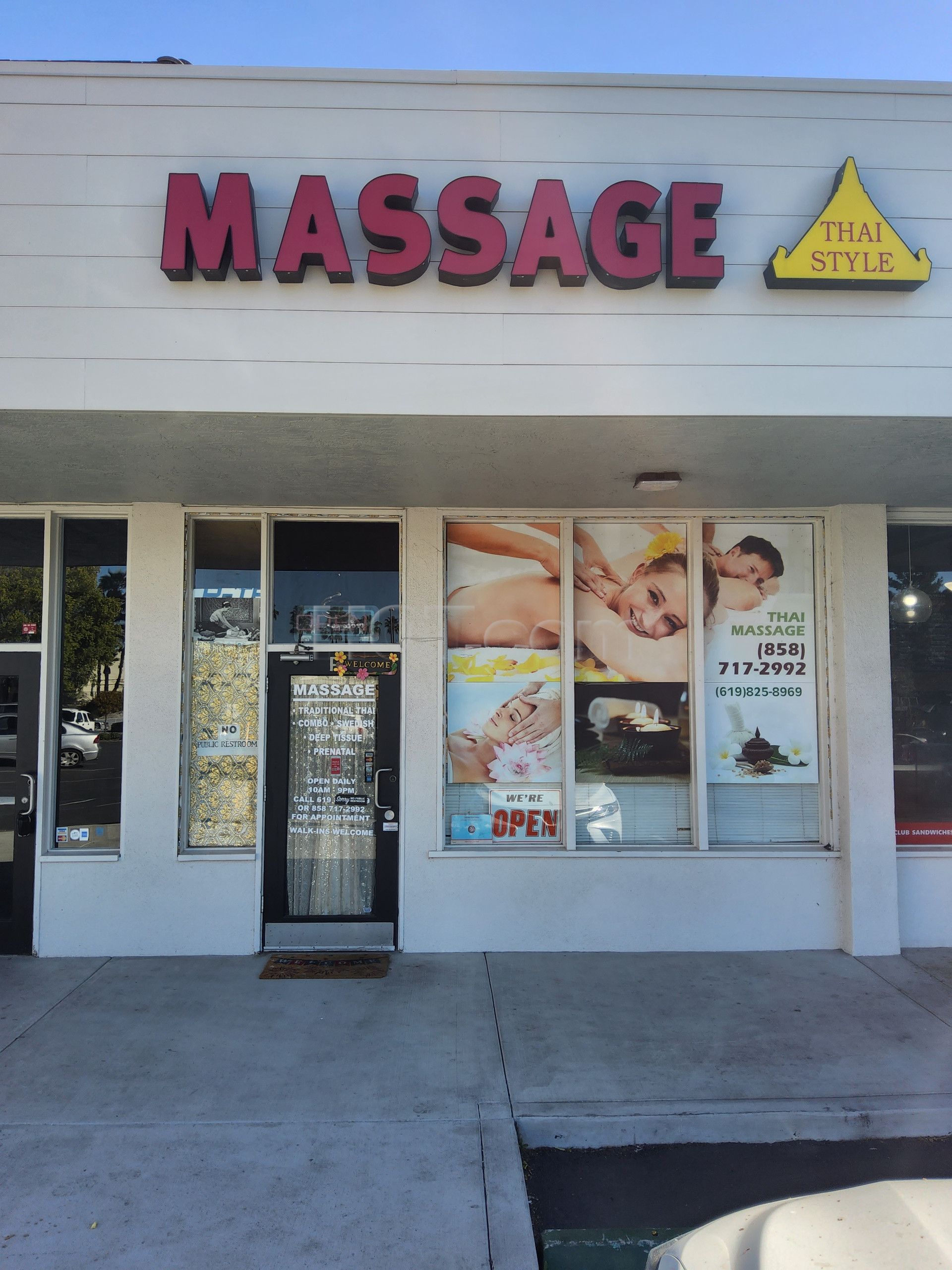 San Diego, California Thai Style Massage