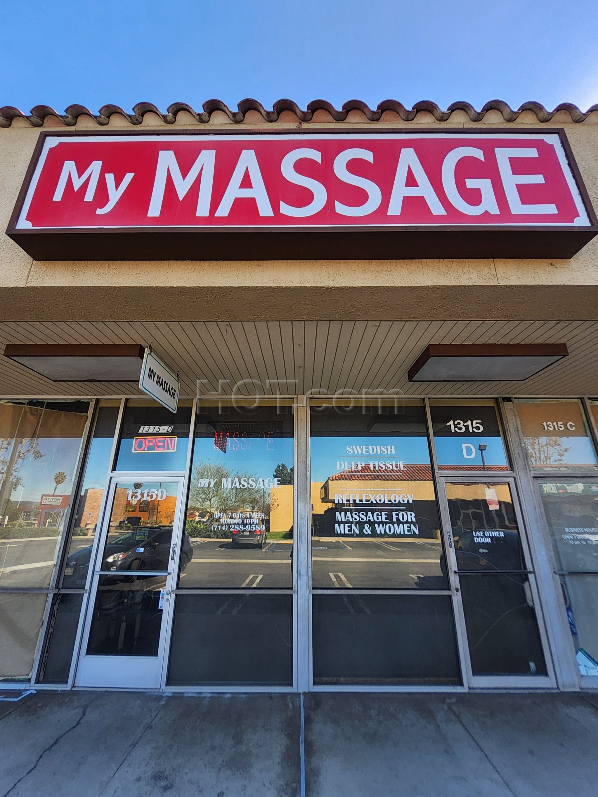 Orange, California My Massage