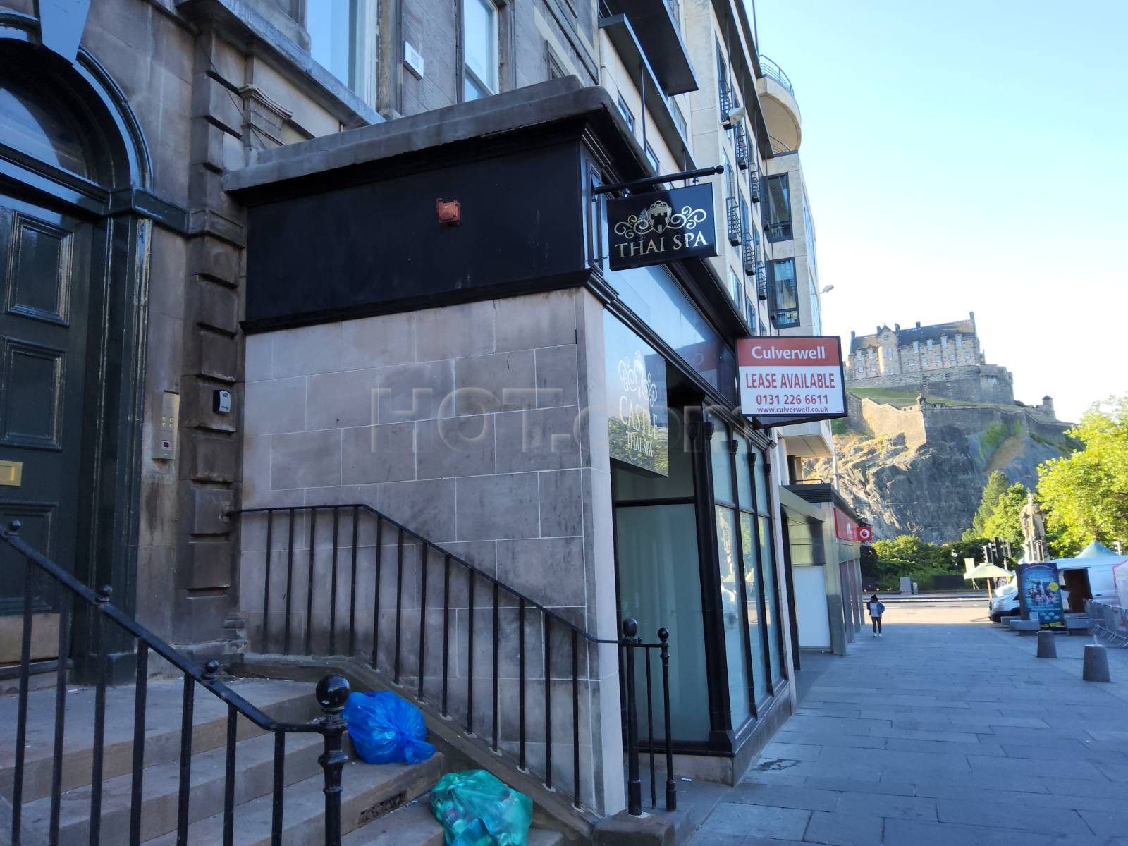 Edinburgh, Scotland Castle Thai Spa