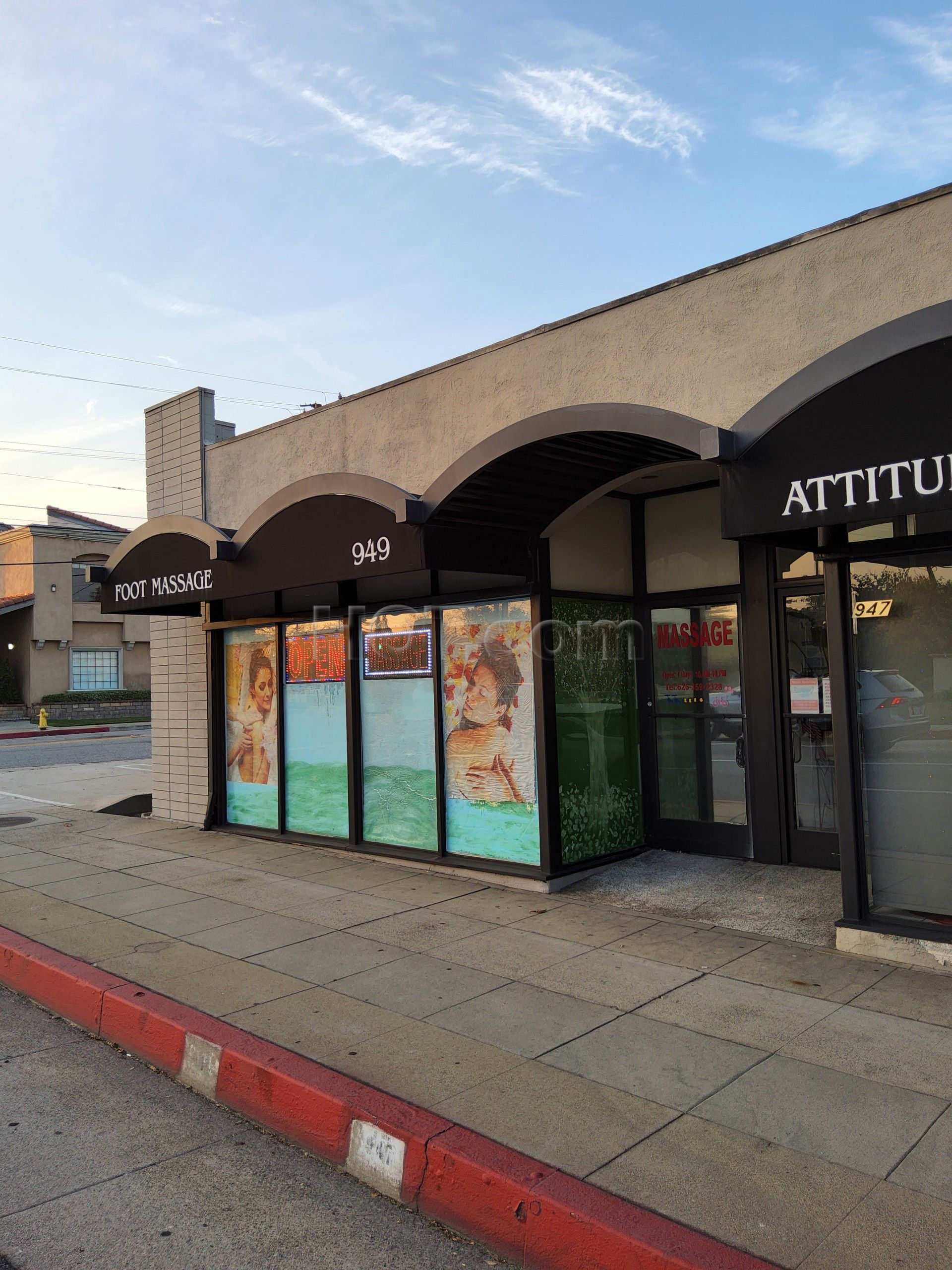 Monrovia, California Foothill sunshine massage