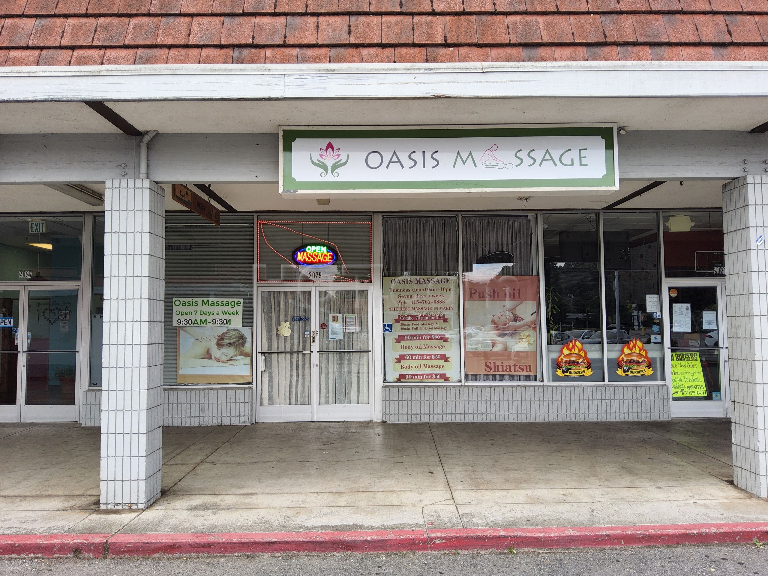 Novato, California Oasis Massage