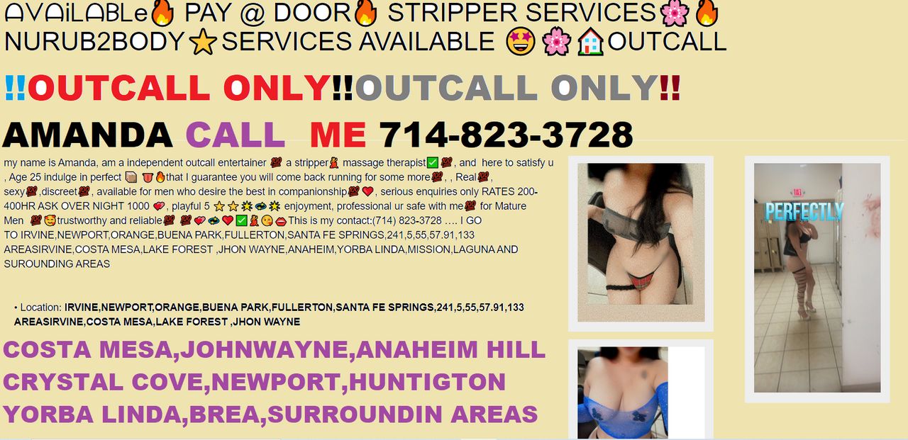 Escorts Orange County, California ᗩᐯᗩiᒪᗩᗷᒪe🔥 PAY @ DOOR🔥 STRIPPER SERVICES🌸🔥NURUB2BODY⭐️SERVICES AVAILABLE 🤩🌸🏠OUTCALL