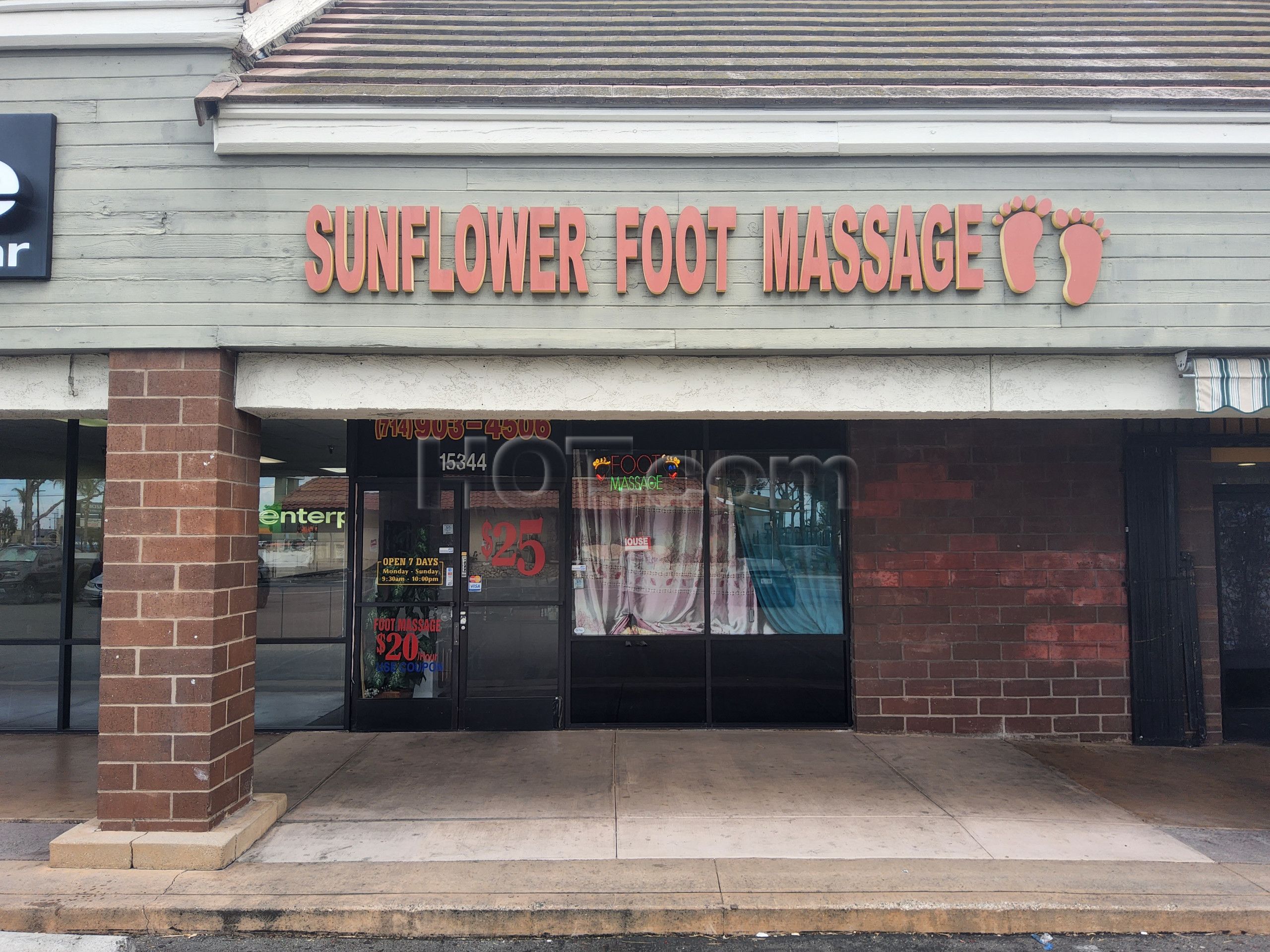 Westminster, California Sunflower Foot Massage