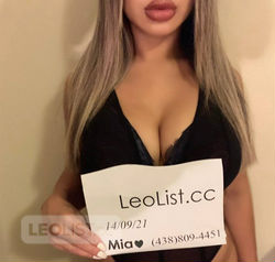 Escorts Montreal, Quebec Mia