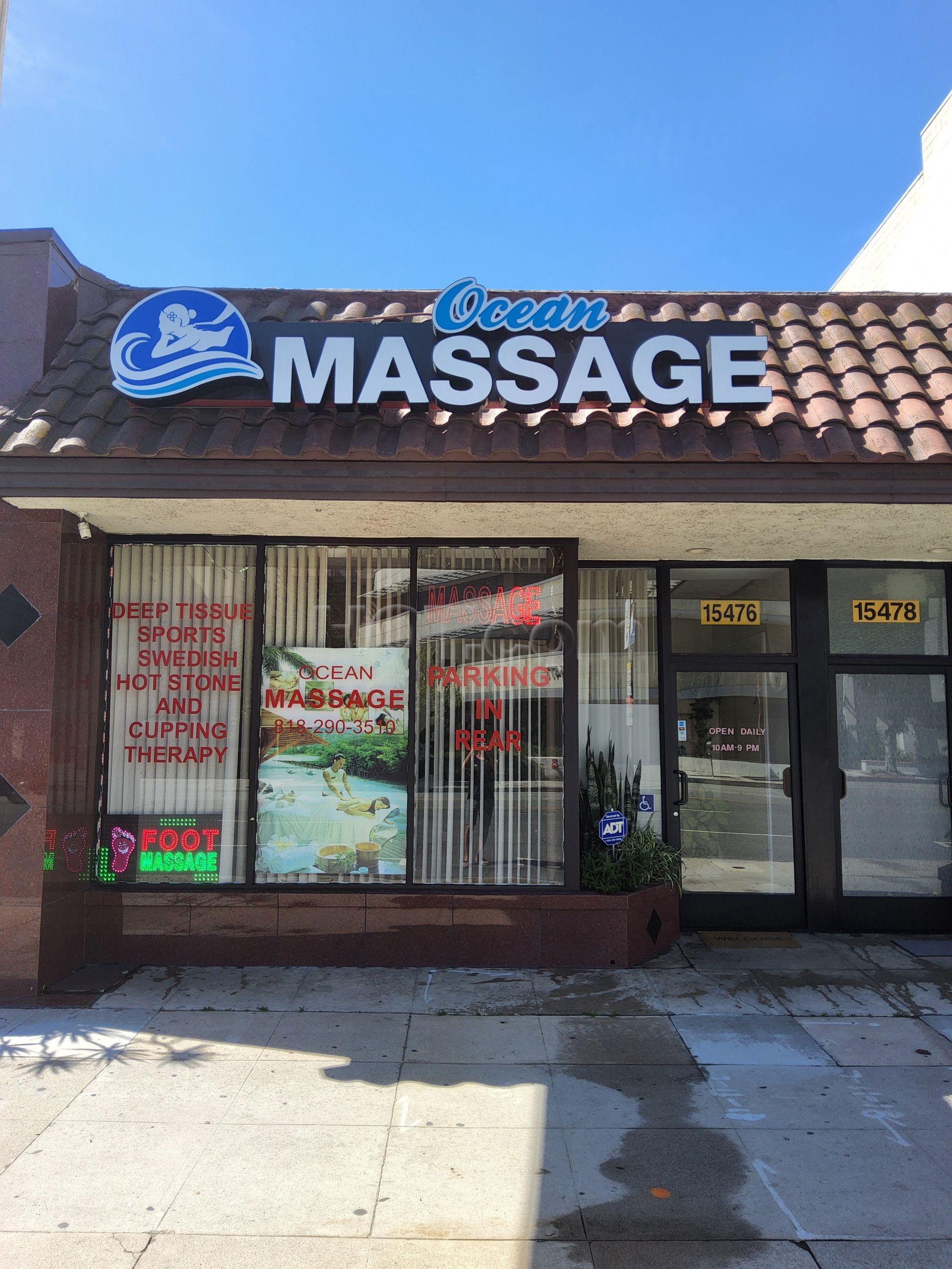 Sherman Oaks, California Ocean Massage