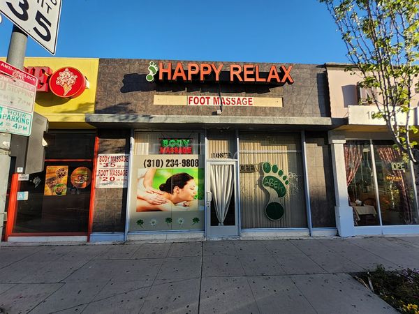 Massage Parlors Los Angeles, California Happy Relax Foot Massage