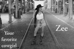 COWGIRL ZEEnith MOST REQUESTED DATY BOOK NOW!