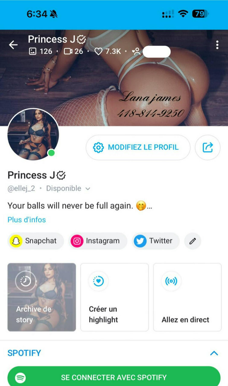 Escorts Mississauga, Ontario Lana James