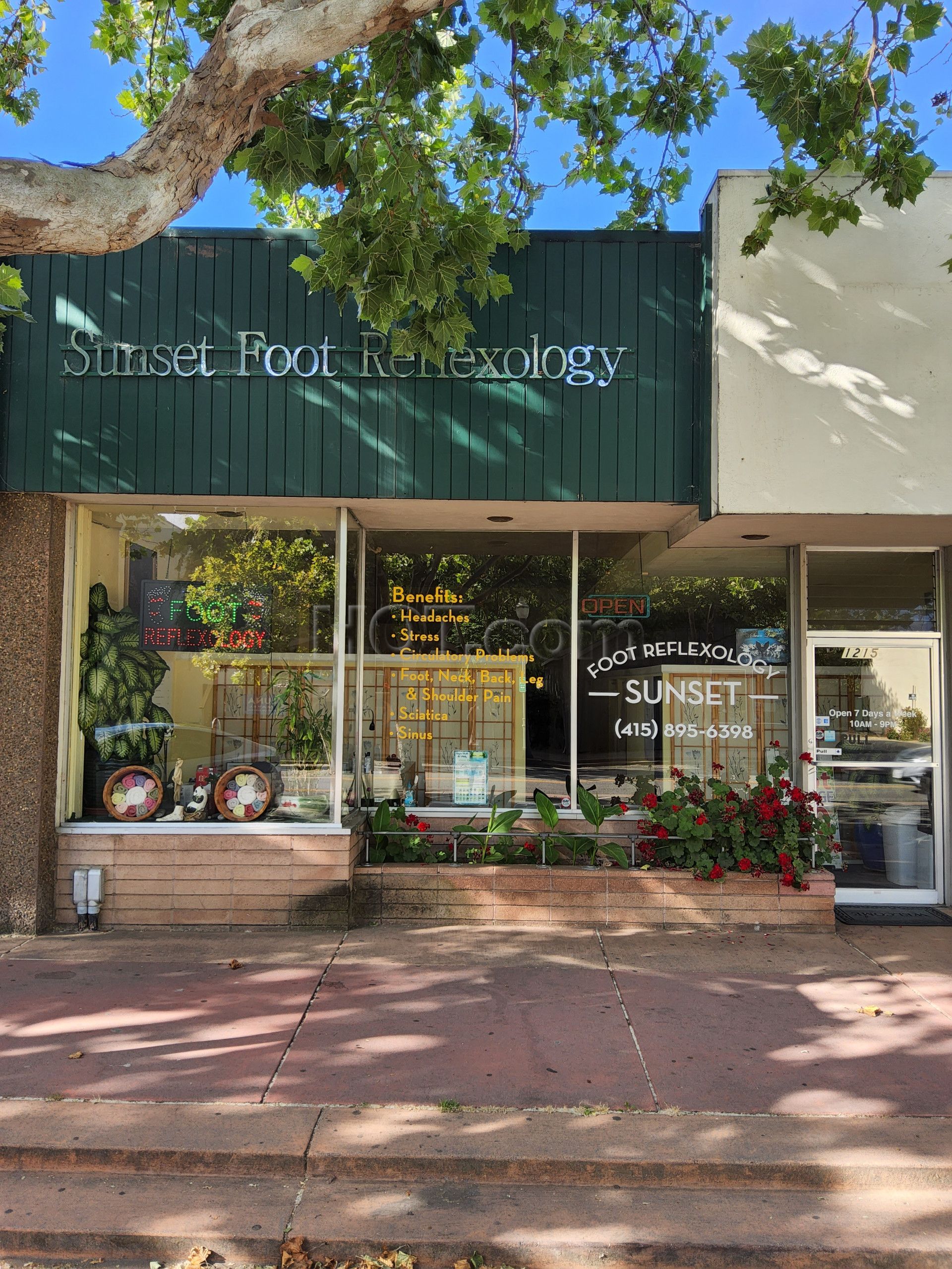 Novato, California Sunset Foot Reflexology