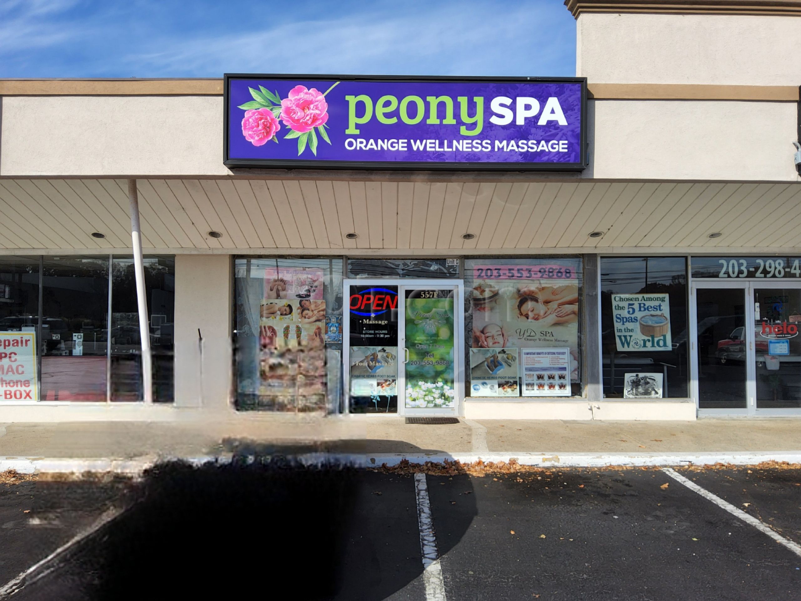 Orange, Connecticut Peony Spa