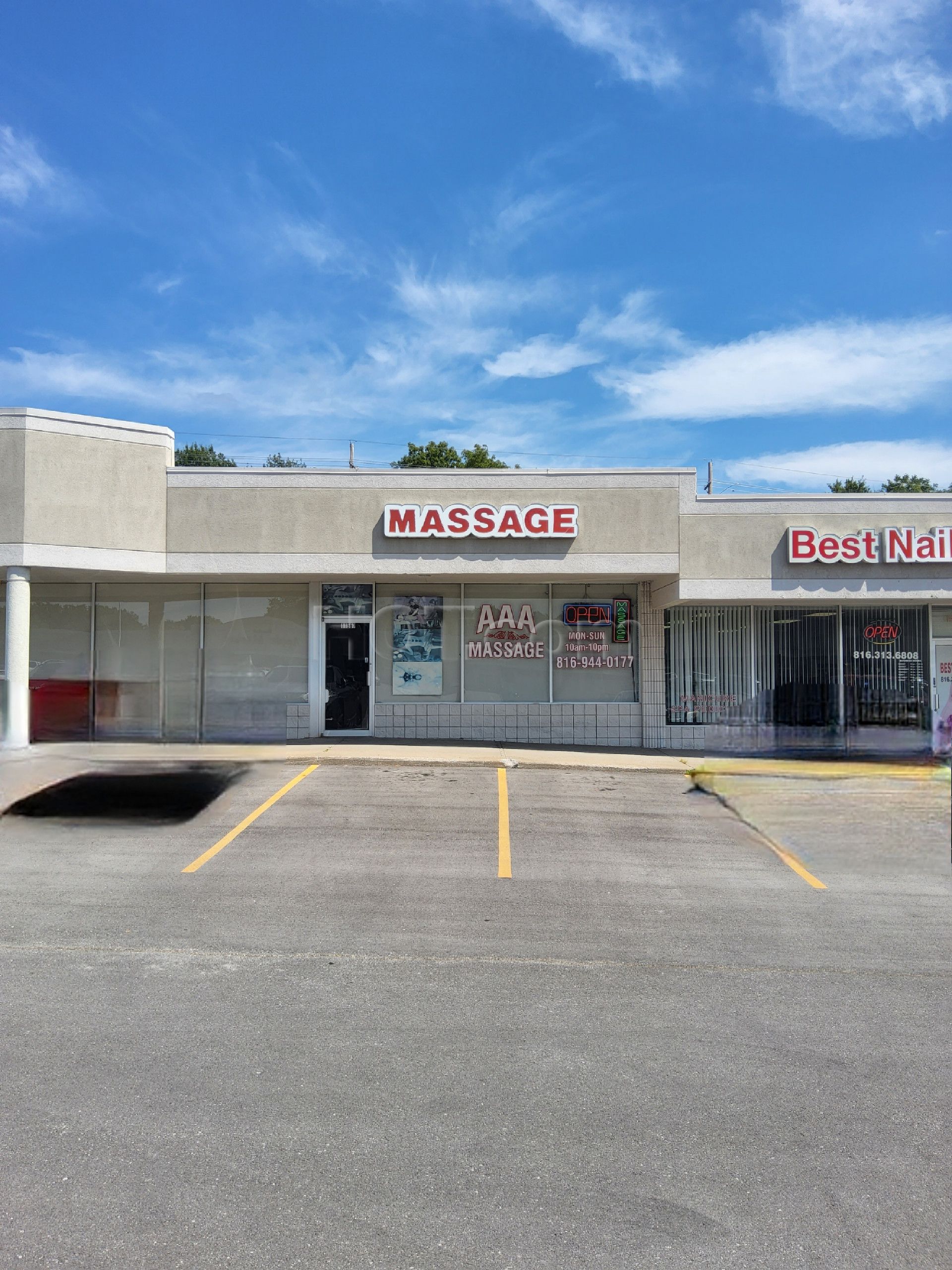 Raytown, Missouri AAA Massage