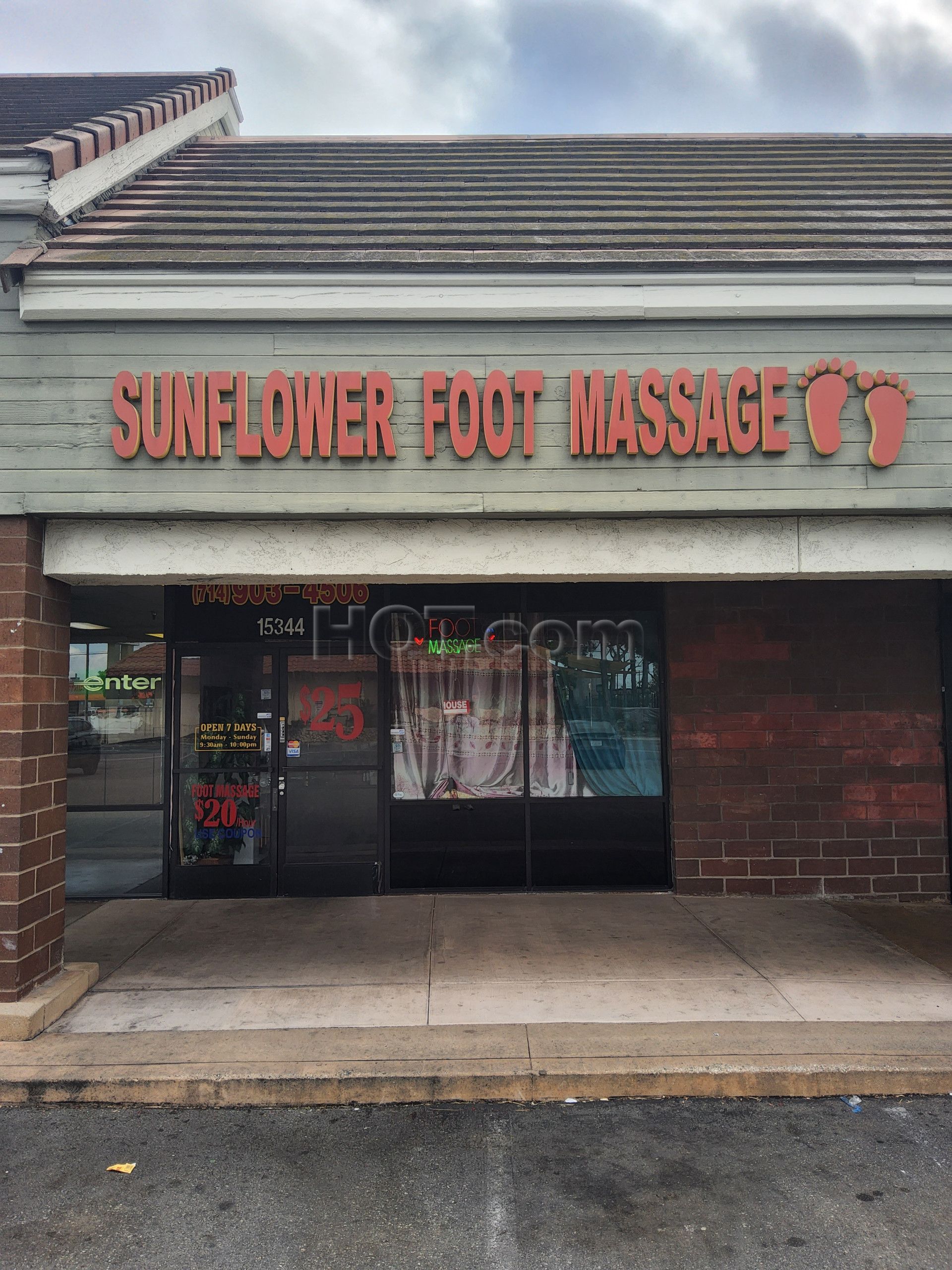 Westminster, California Sunflower Foot Massage